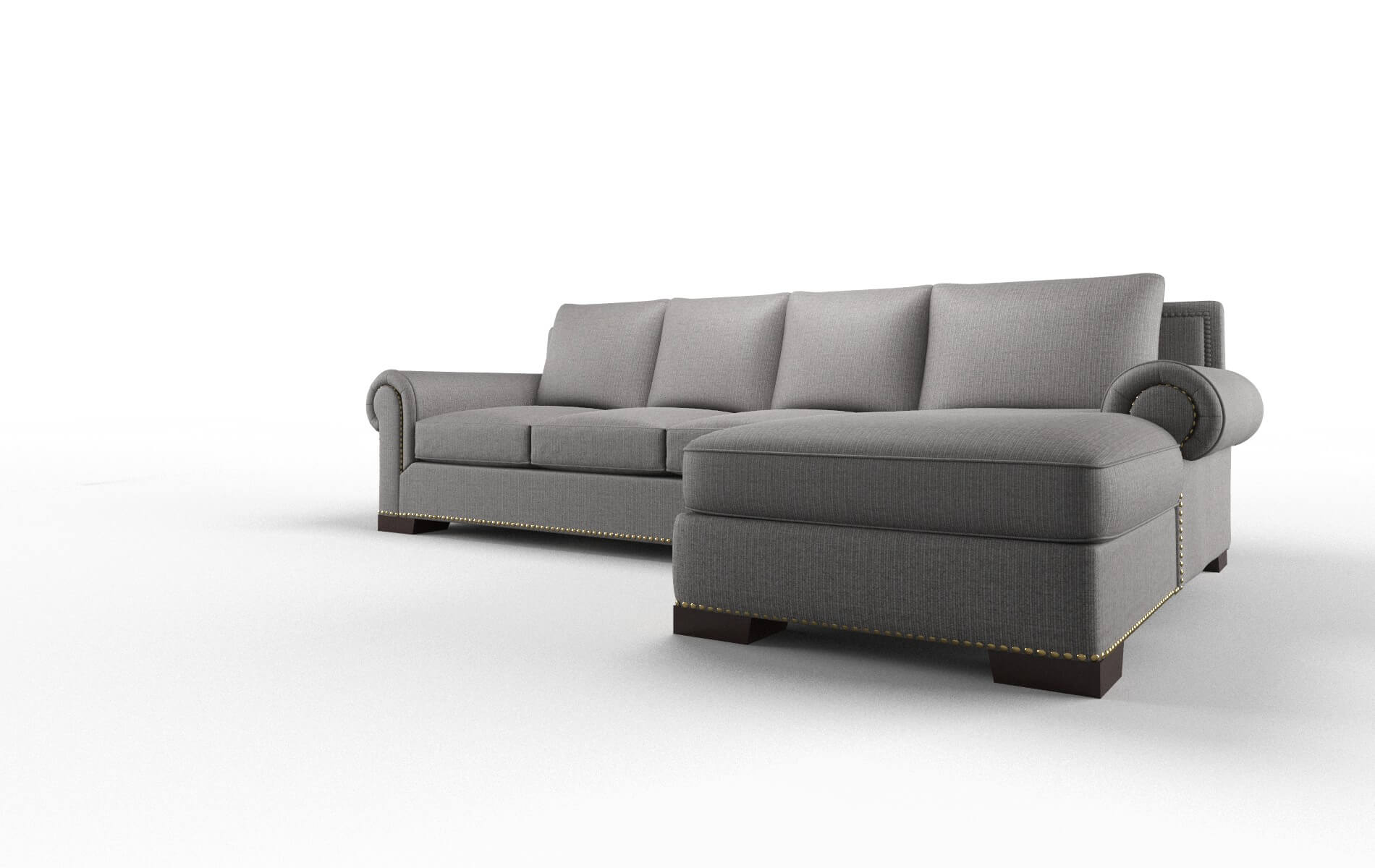 James Terrain Oatmeal Panel espresso legs 4