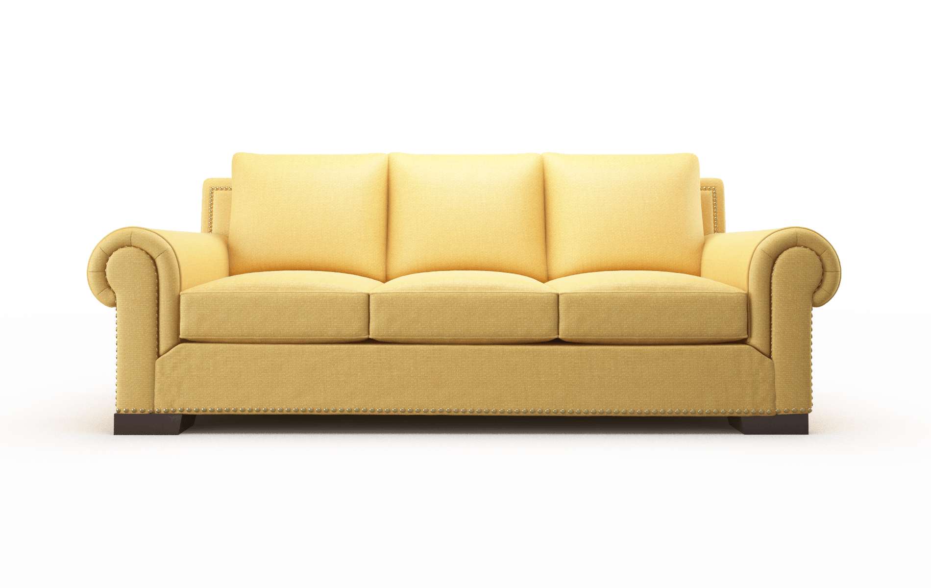 James Tess Turmeric Sofa espresso legs 1