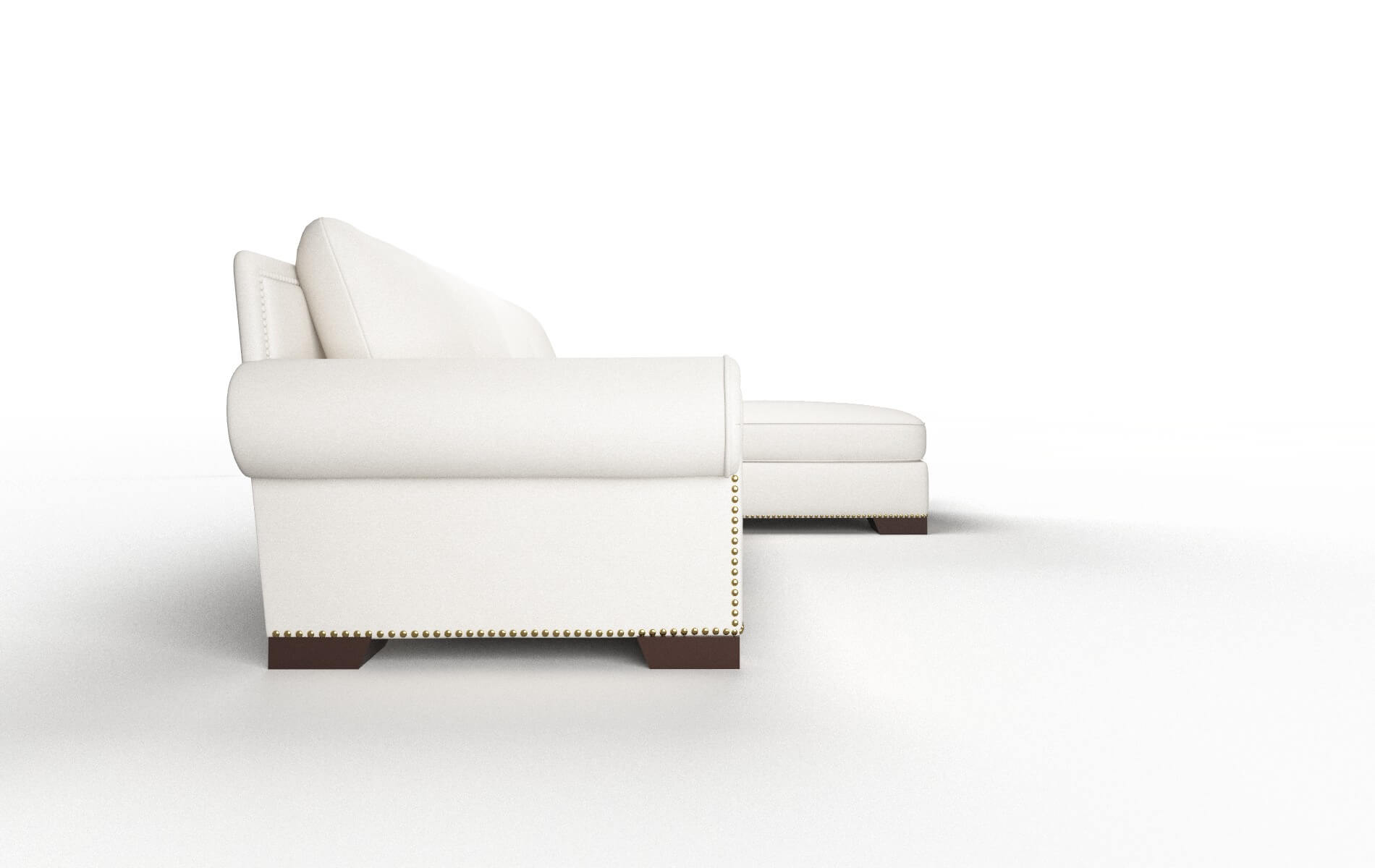 James Venice Eggshell Panel espresso legs 3