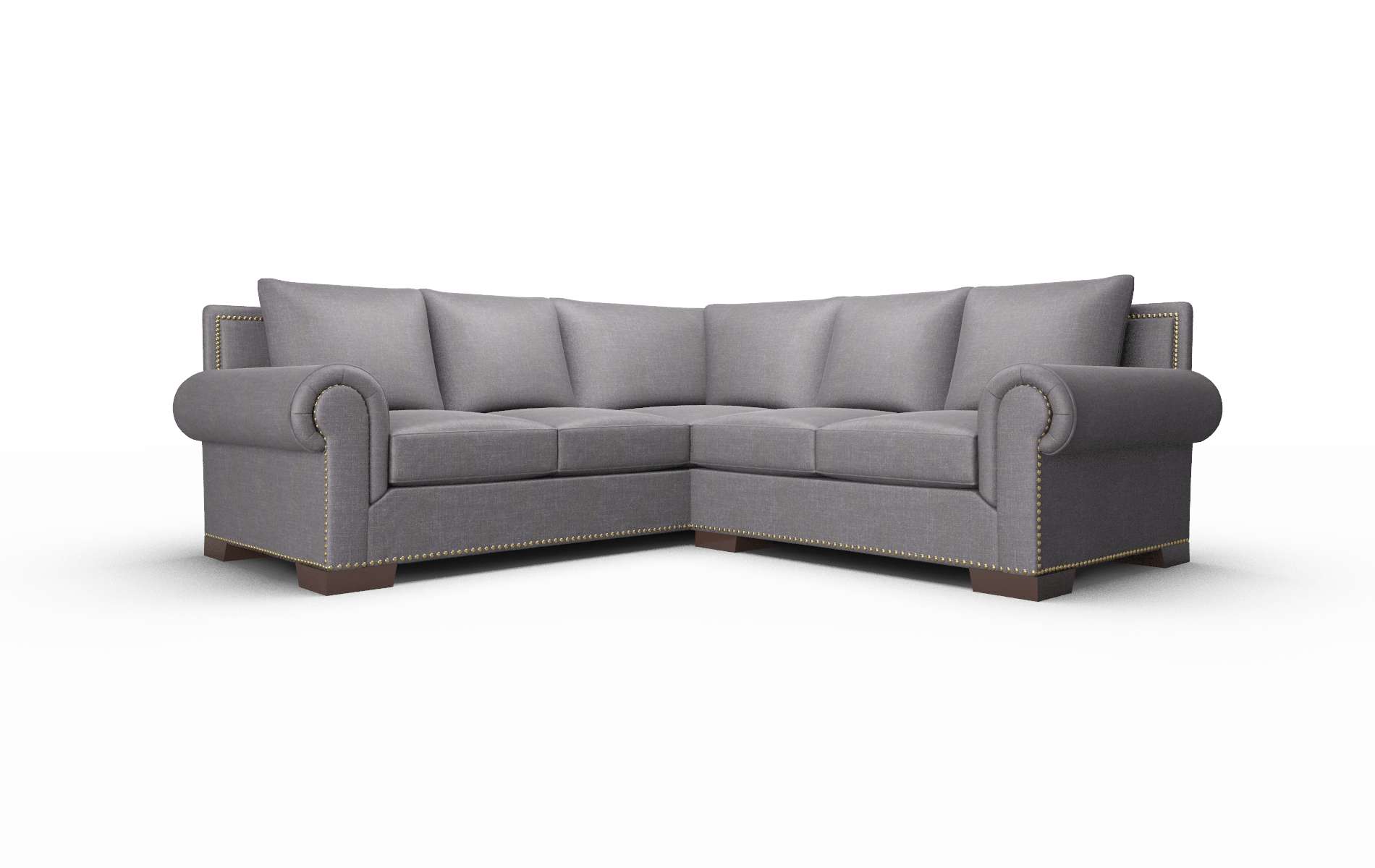 James Venus Onyx Sectional espresso legs 1