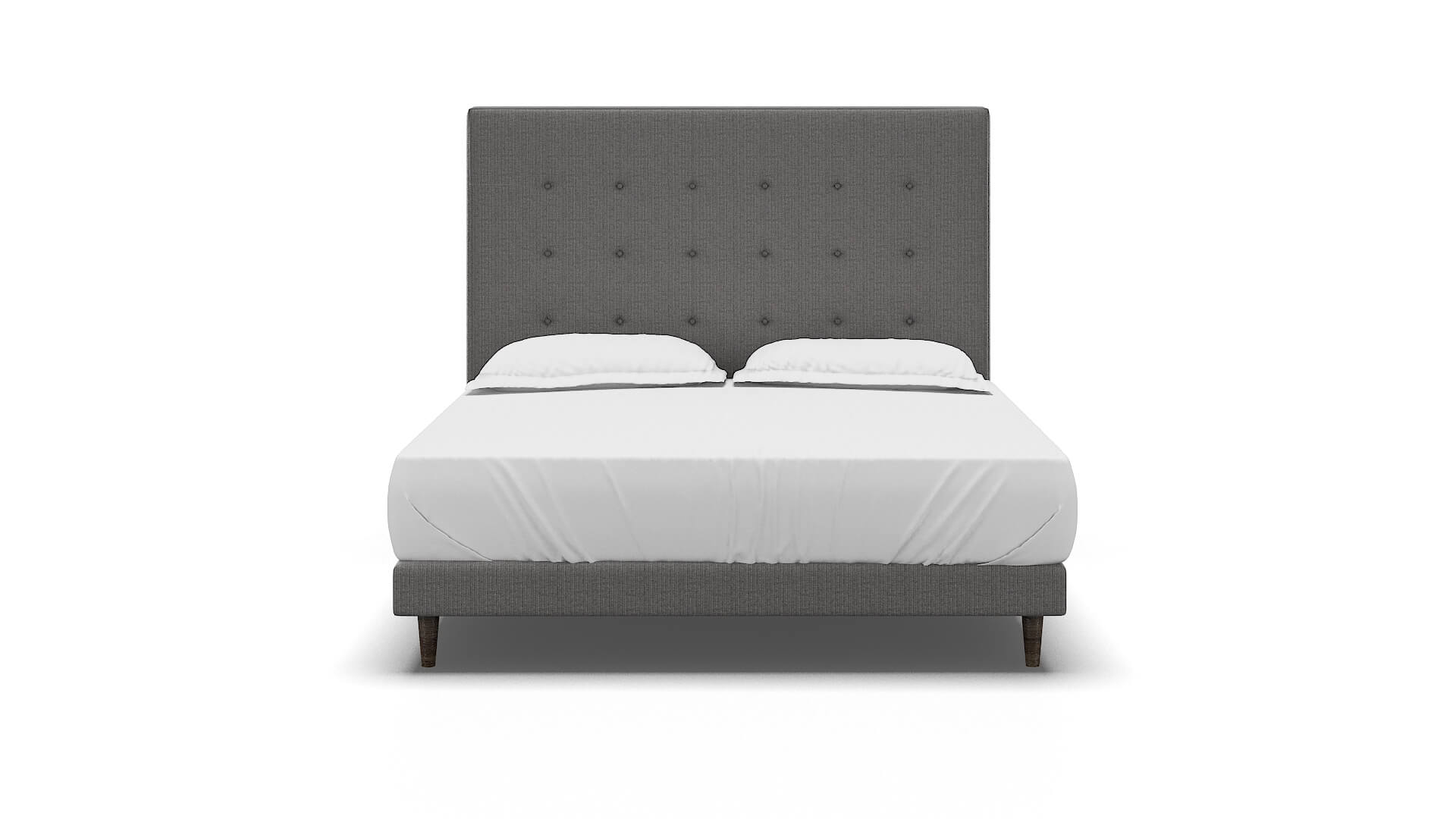 Jolie Avenger Zinc Bed King espresso legs 1