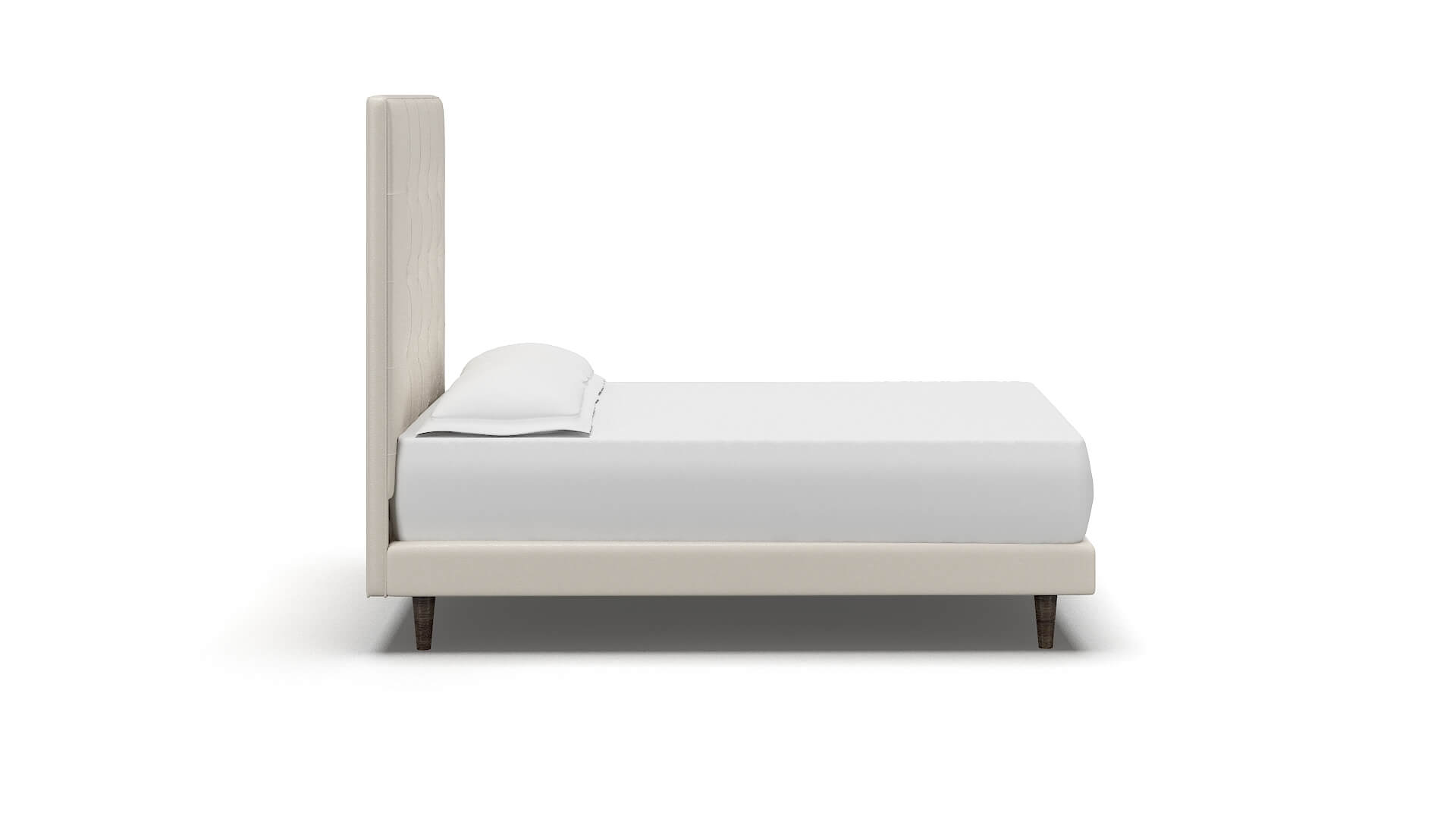 Jolie Blanche Milky Bed espresso legs 3