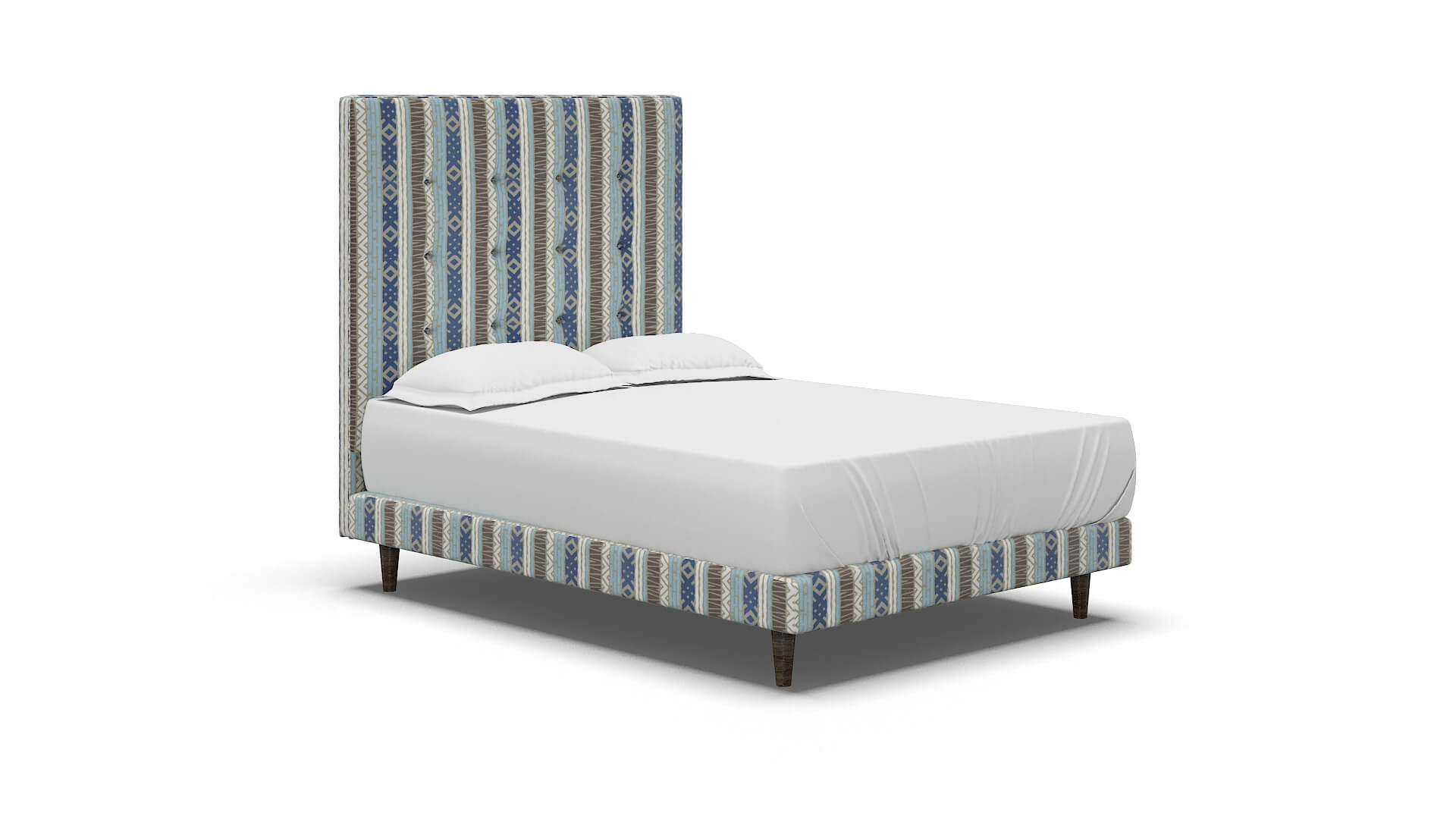 Jolie Bodhi Indigo Bed espresso legs 2