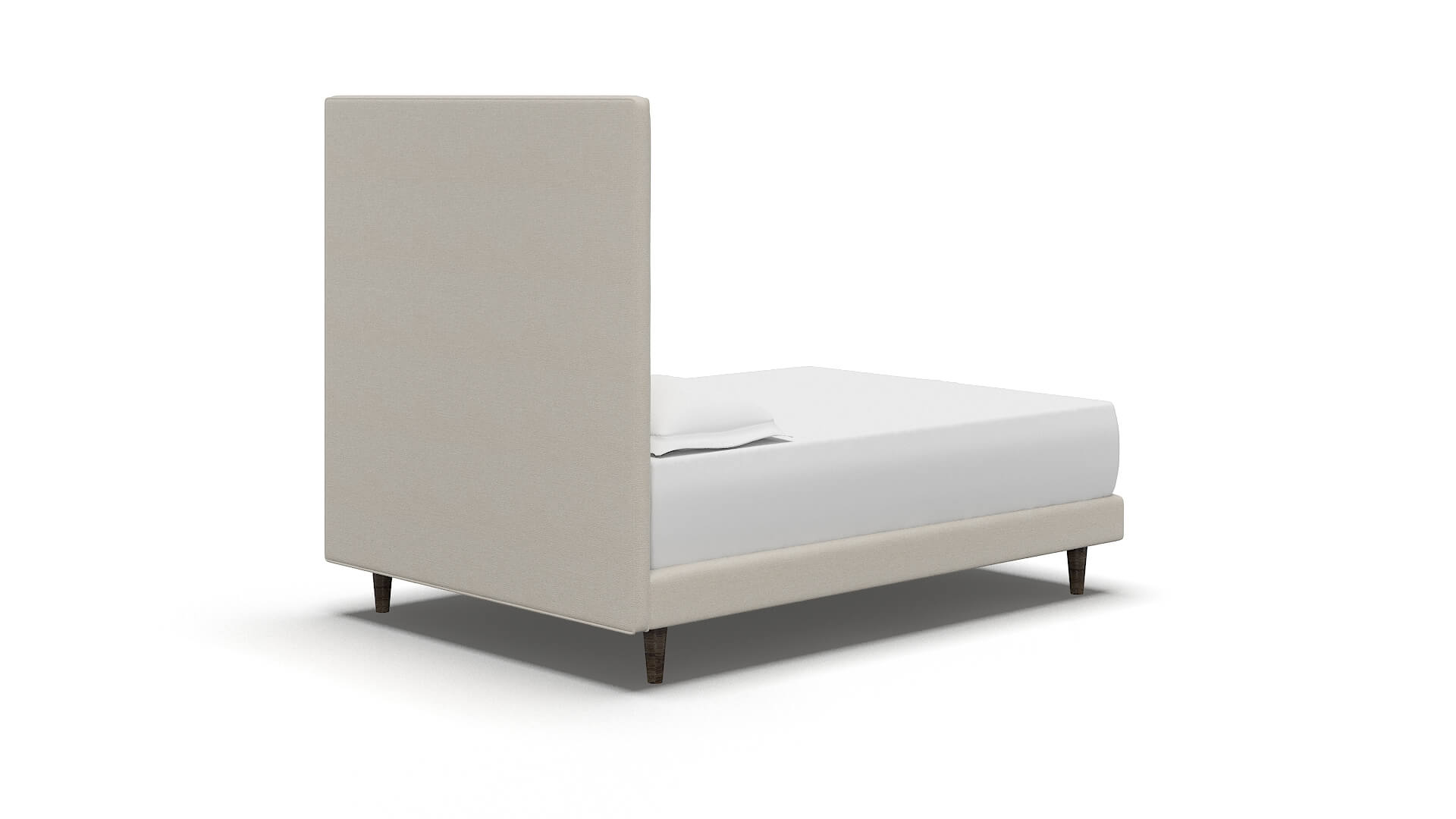 Jolie Bungalow Ivory Bed espresso legs 4