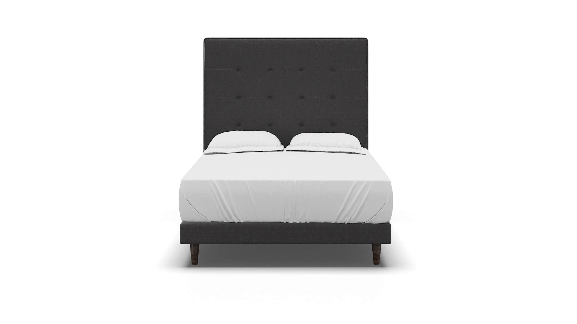 Jolie Catalina Charcoal Bed espresso legs 1