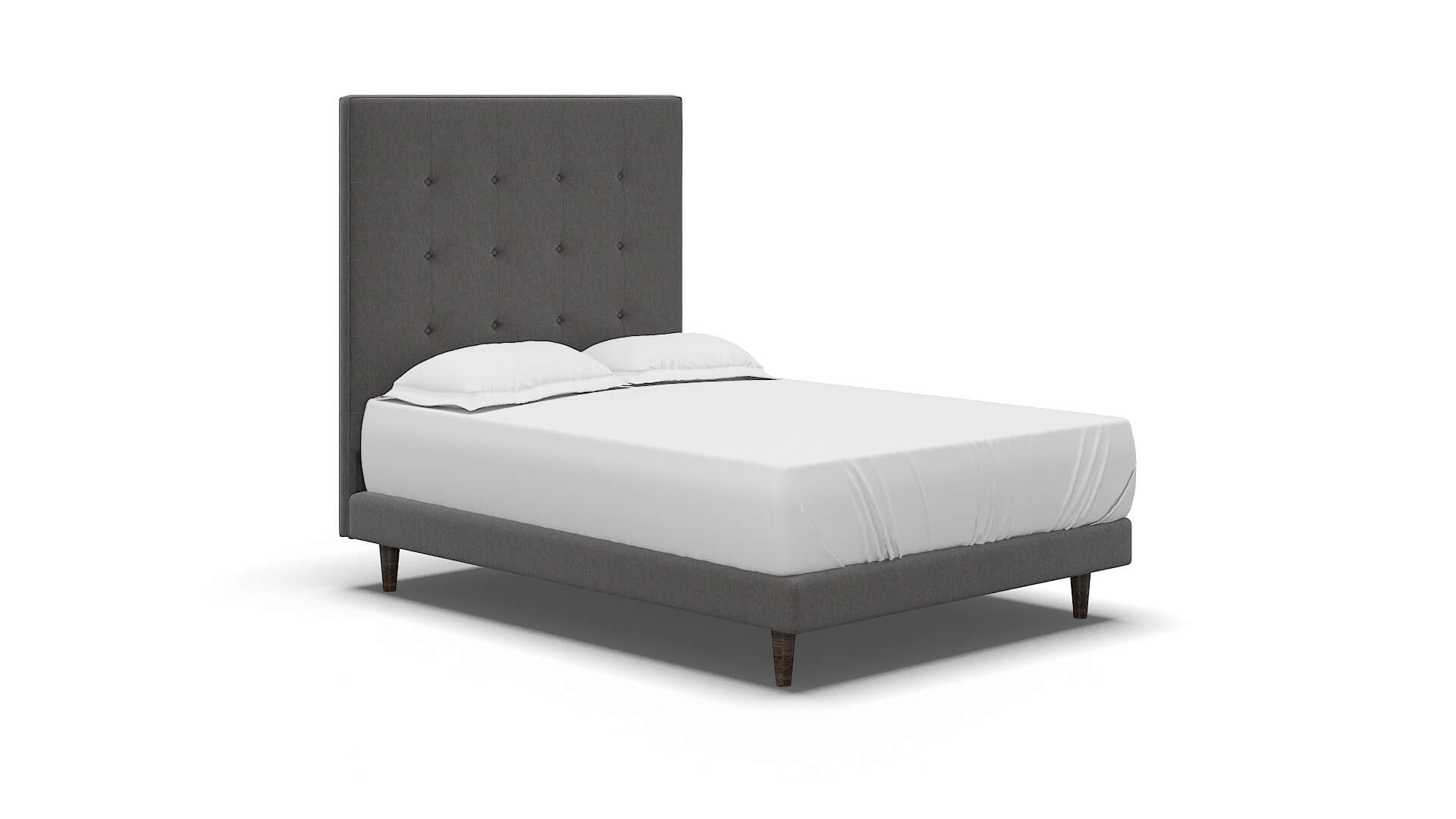 Jolie Cosmo Charcoal Bed espresso legs 2