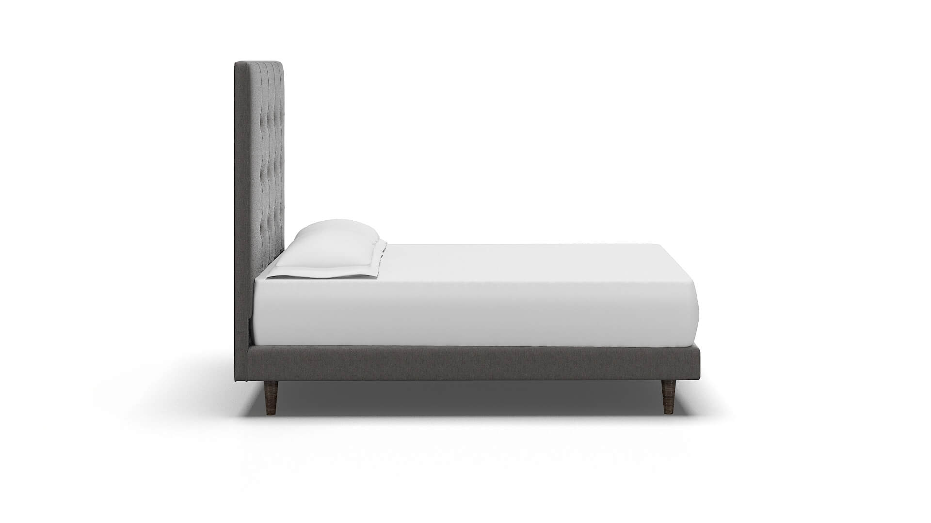 Jolie Cosmo Charcoal Bed espresso legs 3