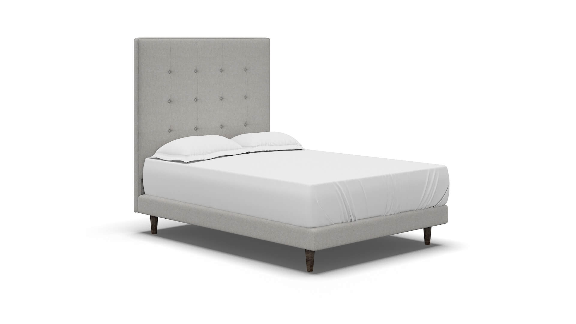 Jolie Cosmo Silver Bed espresso legs 2