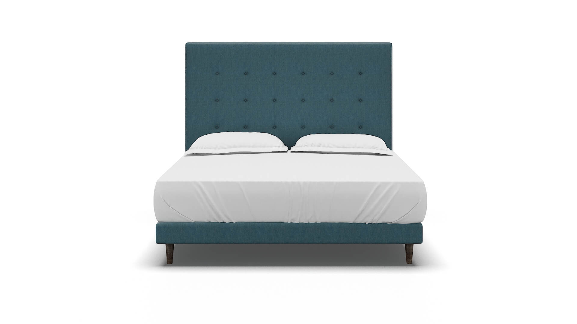 Jolie Cosmo Teal Bed King espresso legs 1