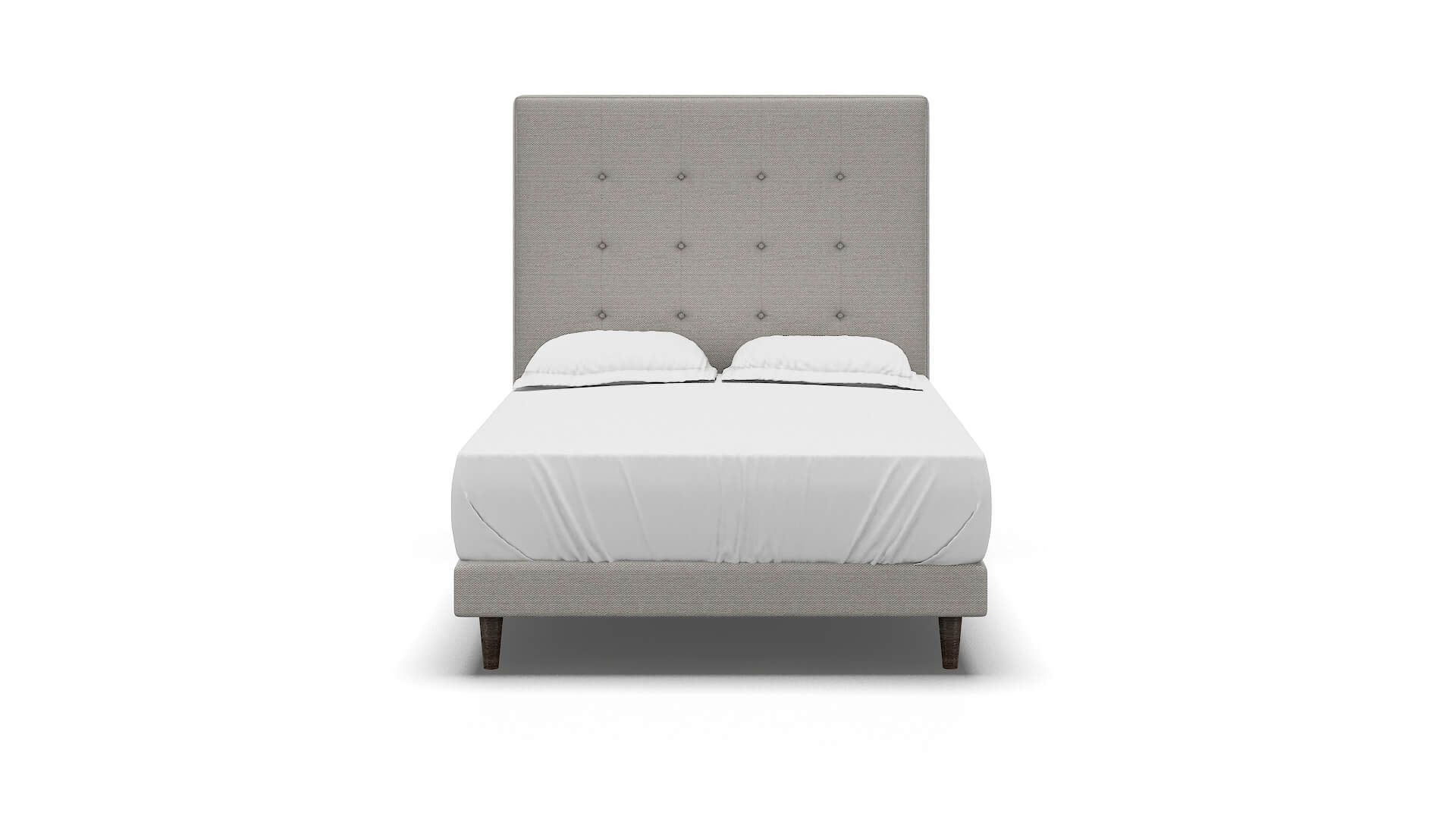 Jolie Derby Grey Bed espresso legs 1