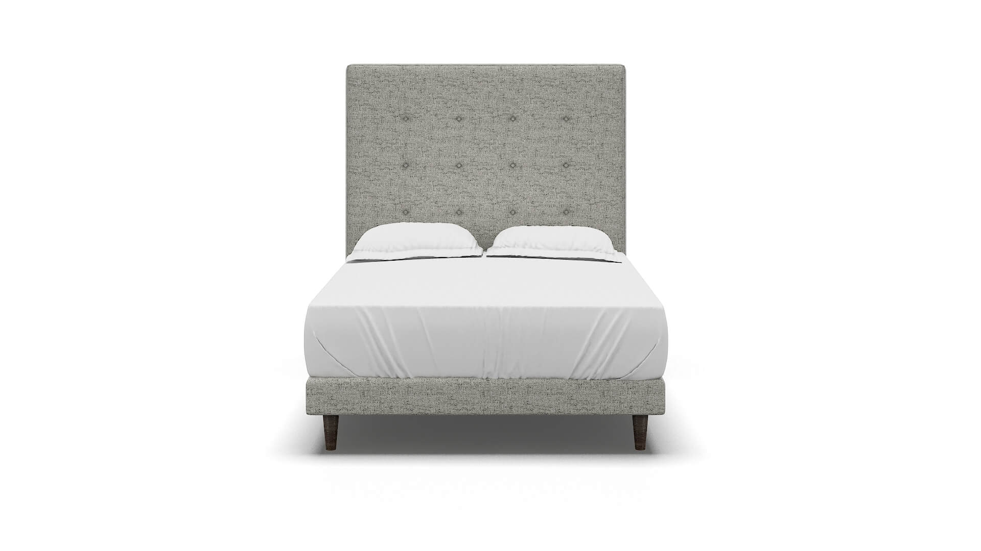 Jolie Derby Silver Bed espresso legs 1