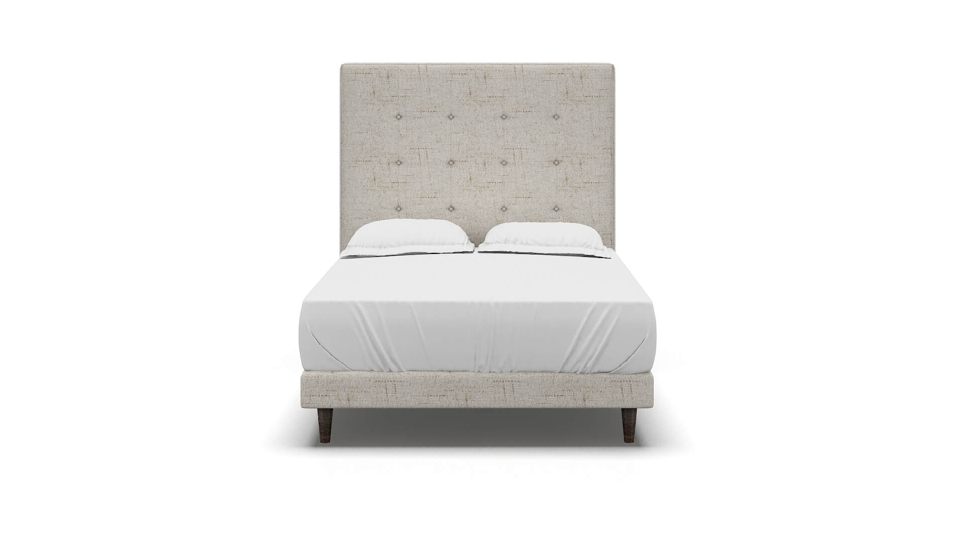 Jolie Derby Taupe Bed espresso legs 1