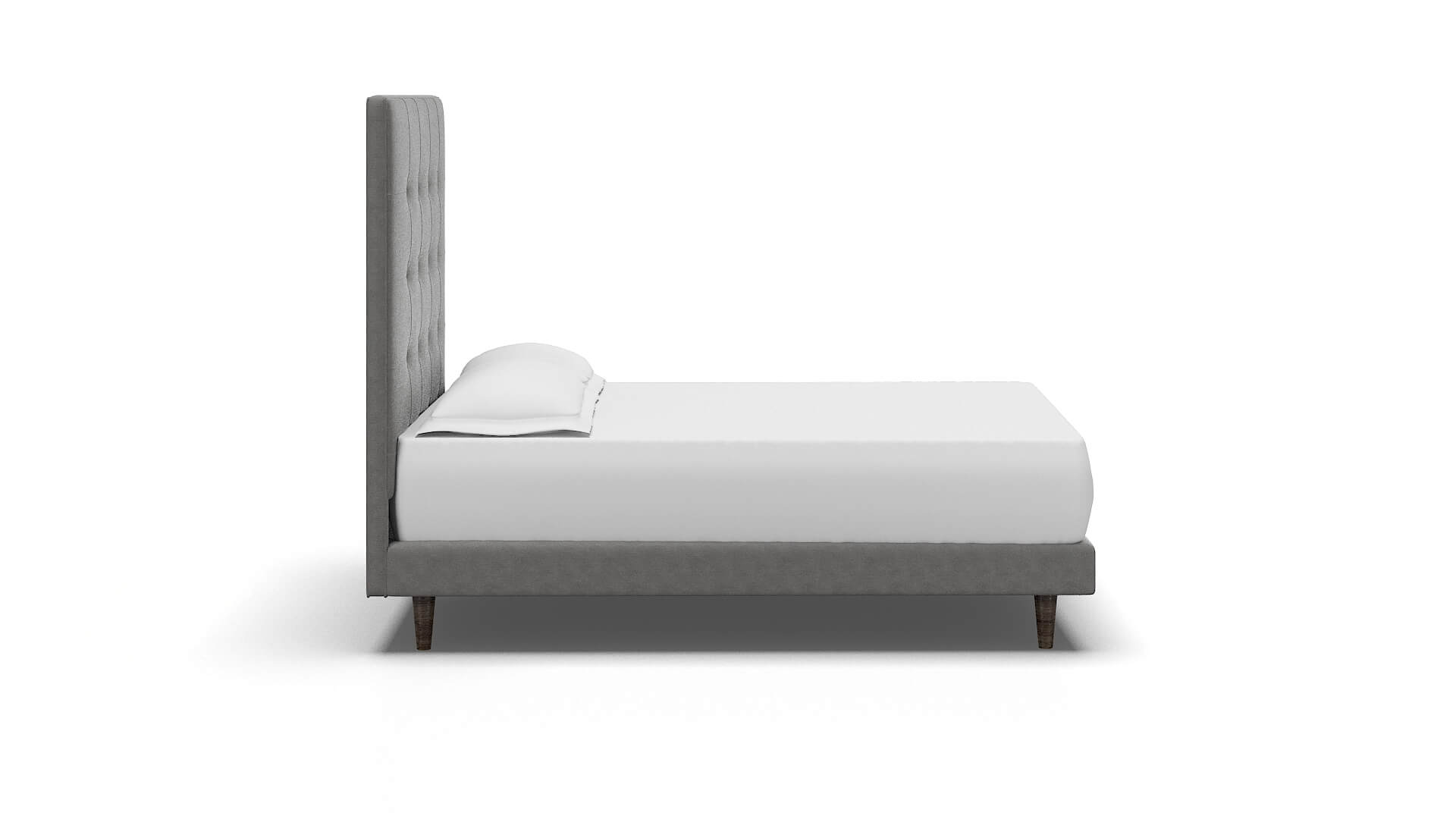 Jolie Dream_d Charcoal Bed espresso legs 3