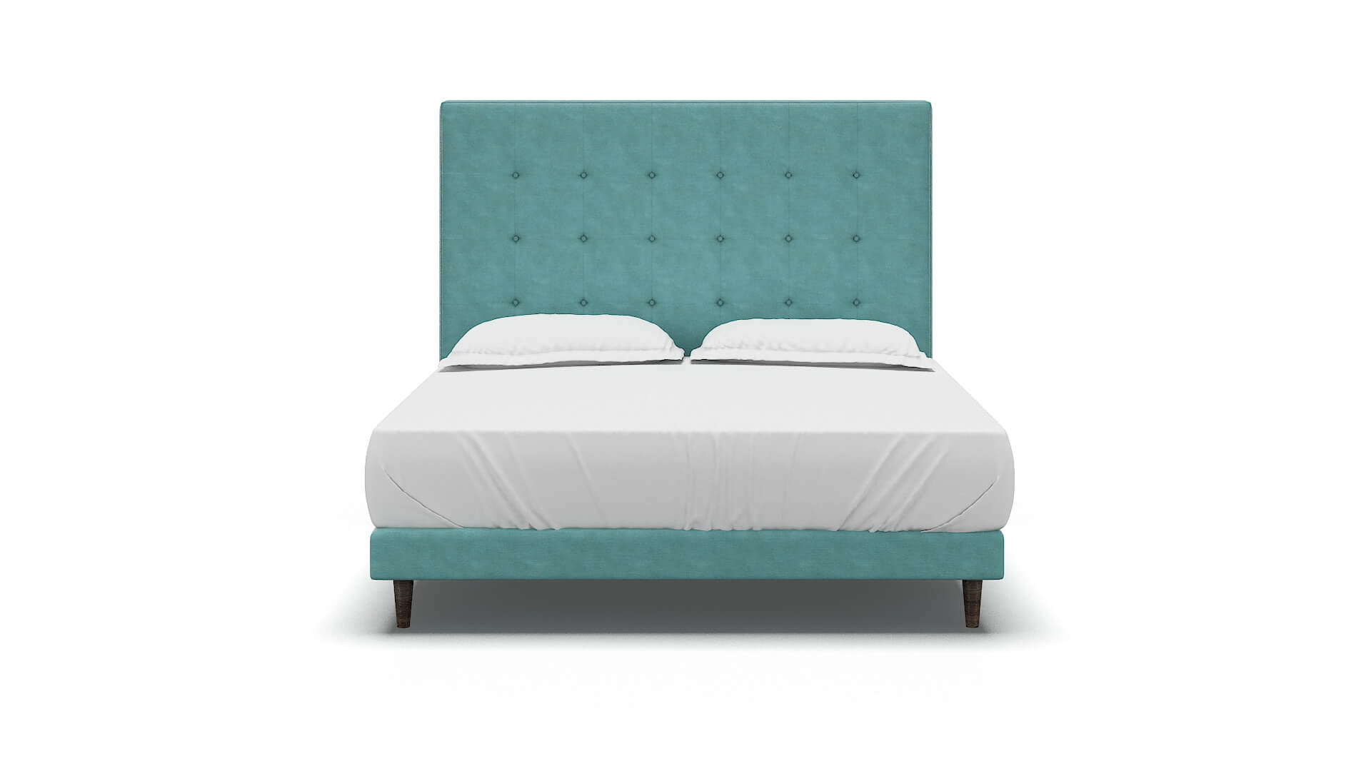 Jolie Dream_d French_blue Bed King espresso legs 1