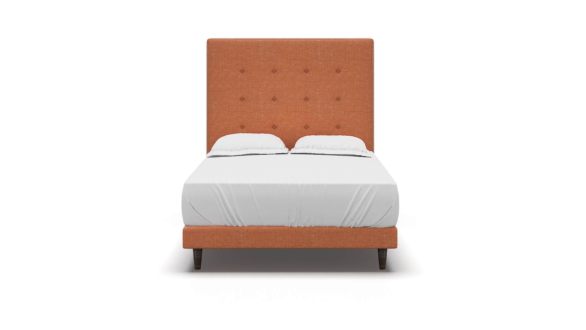Jolie Durham Tangerine Bed espresso legs 1