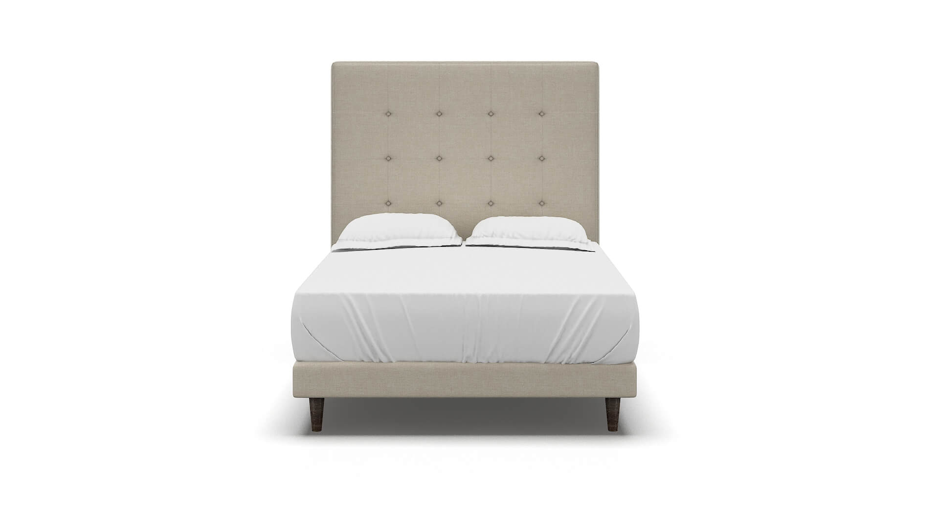 Jolie Keylargo Almond Bed espresso legs 1