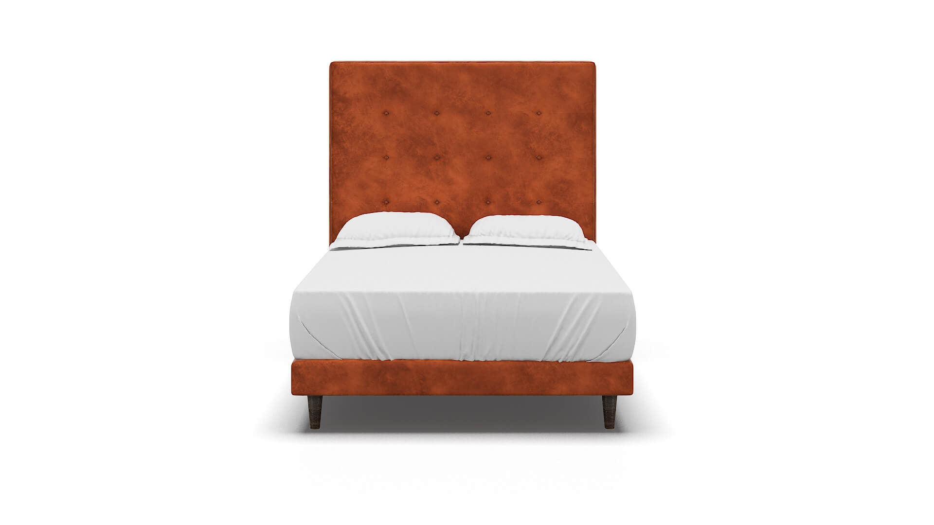 Jolie Loft Copper Bed espresso legs 1