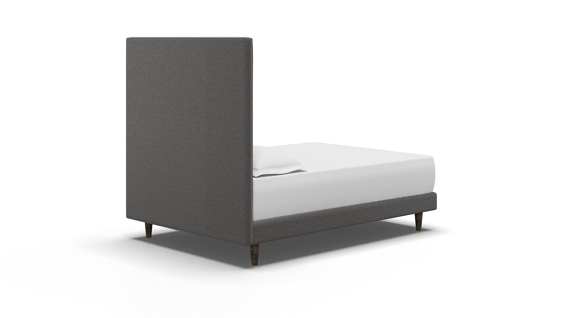 Jolie Oscar Charcoal Bed espresso legs 4