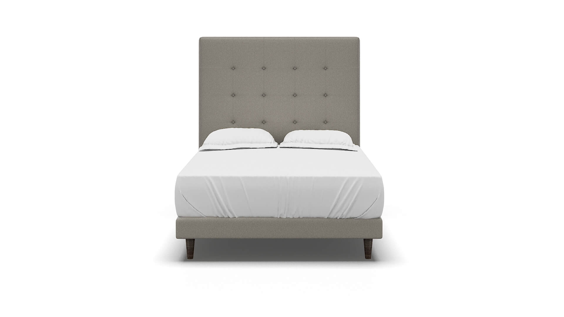 Jolie Oscar Silver Bed espresso legs 1