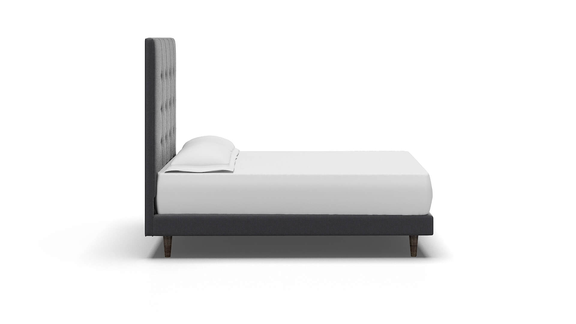 Jolie Parker Charcoal Bed espresso legs 3