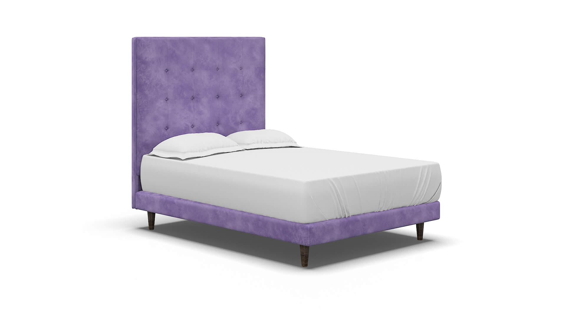 Jolie Royale Lavender Bed espresso legs 2