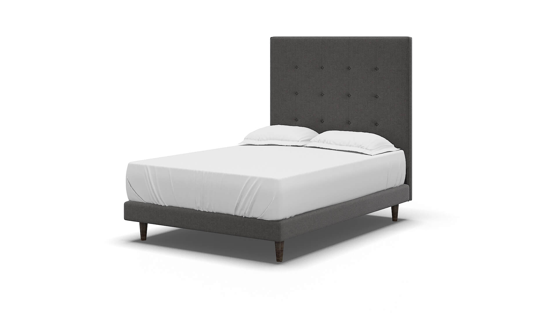 Jolie Sasha Grey Bed espresso legs 5