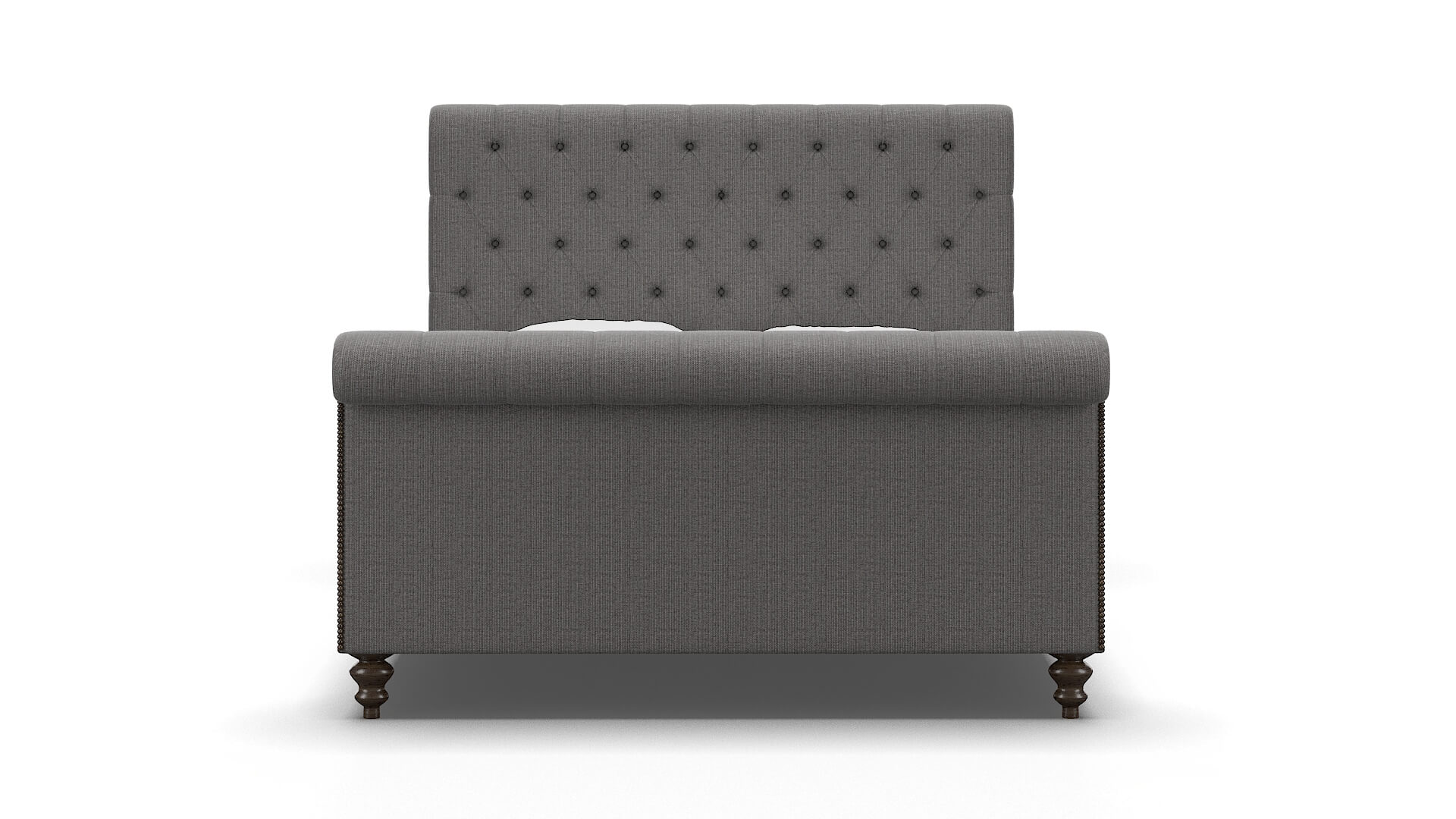 Kaila Avenger Zinc Bed espresso legs 1