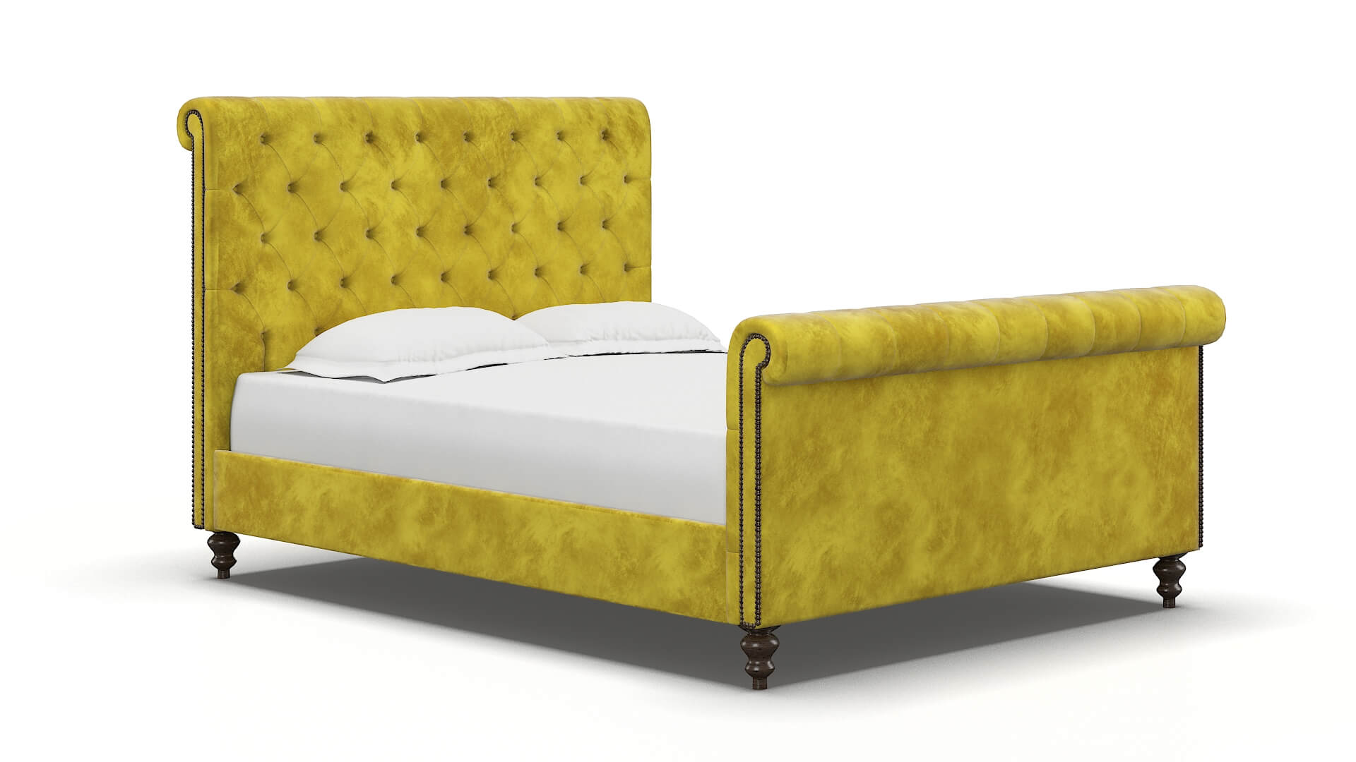 Kaila Buzz Belle Bed espresso legs 2