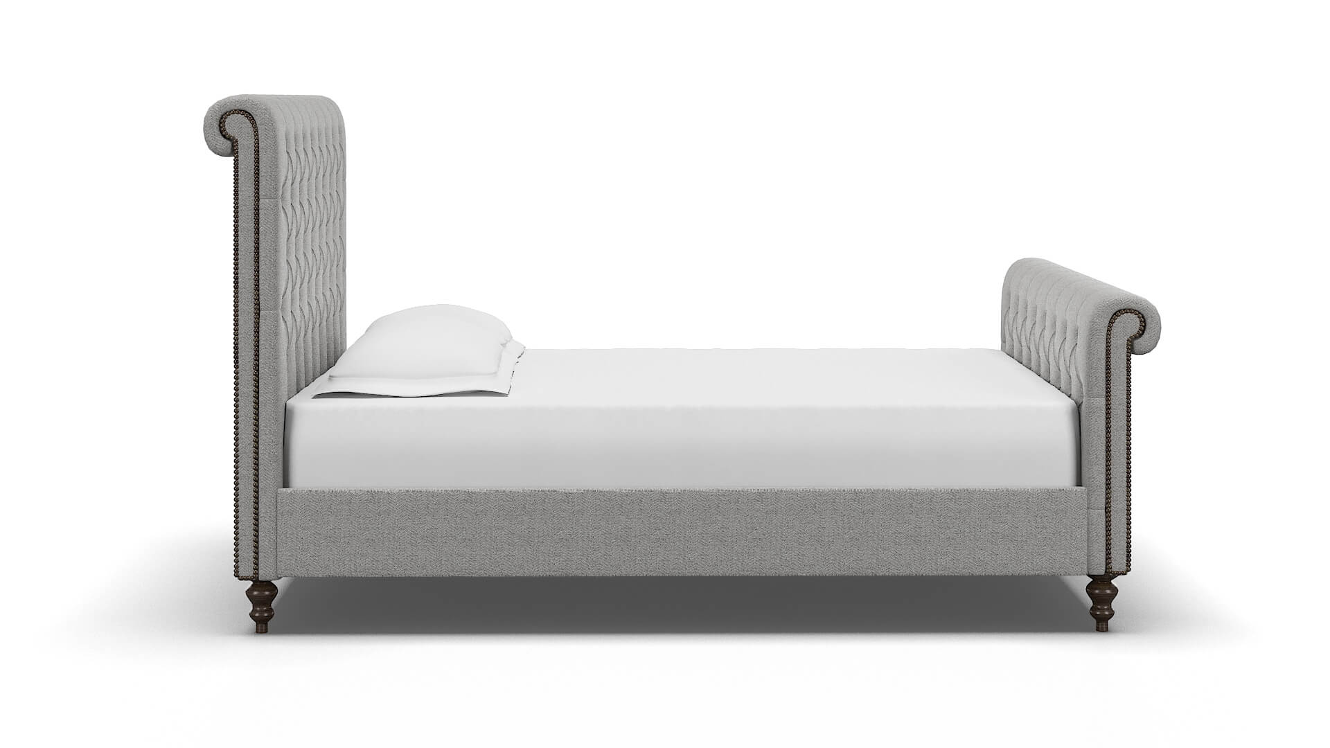 Kaila Catalina Silver Bed espresso legs 3