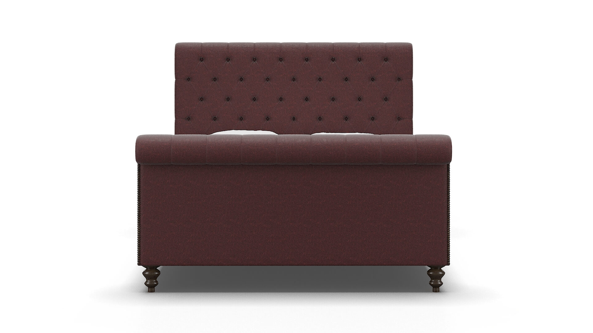 Kaila Derby Berry Bed espresso legs 1