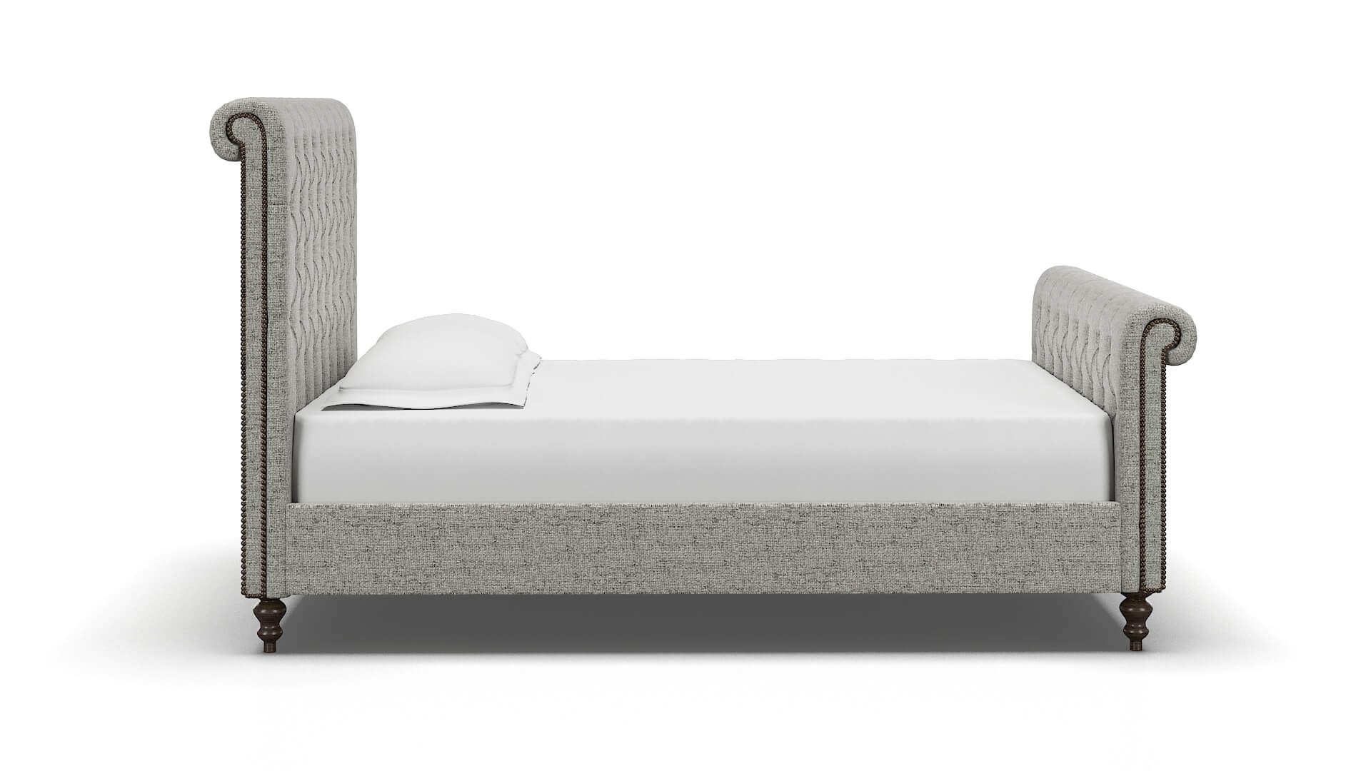 Kaila Derby Silver Bed espresso legs 3