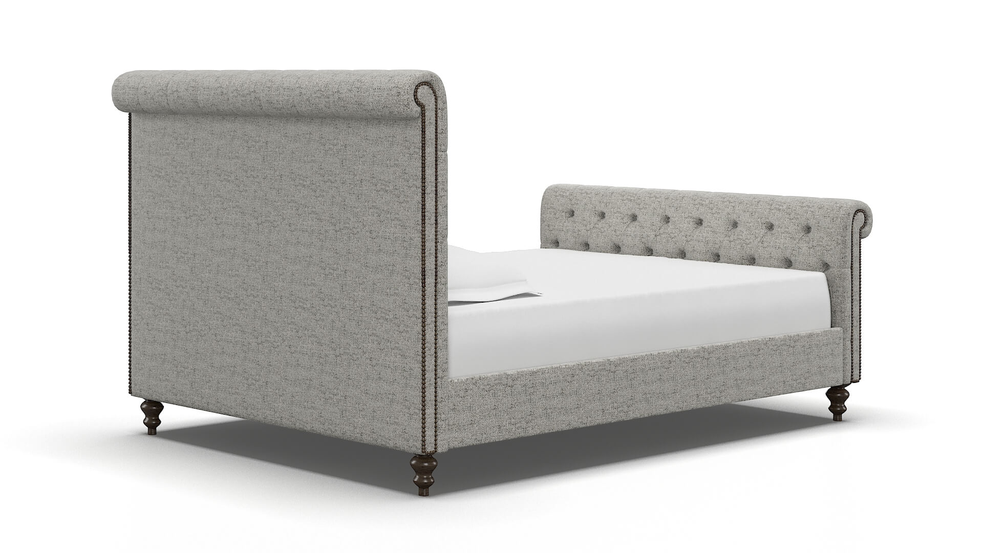 Kaila Derby Silver Bed espresso legs 4