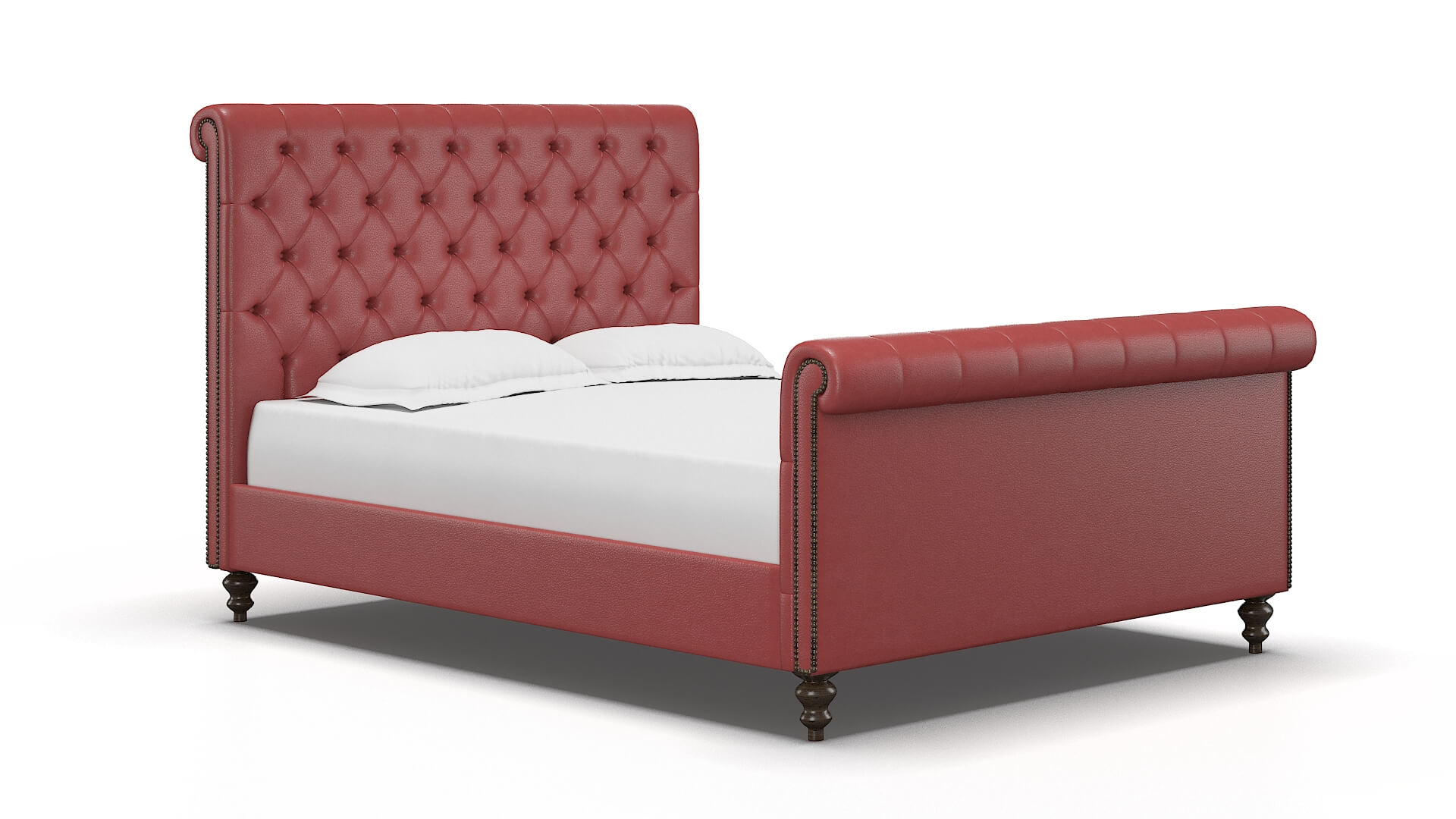 Kaila Dillion Cordovan Bed espresso legs 2