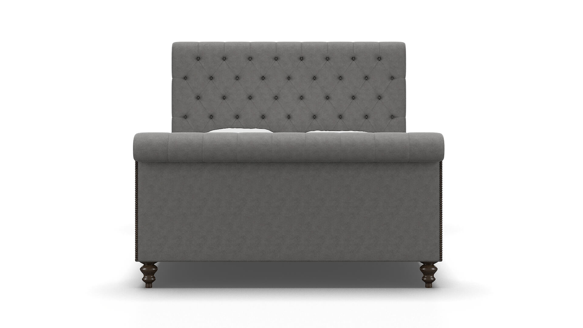 Kaila Dream_d Charcoal Bed espresso legs 1