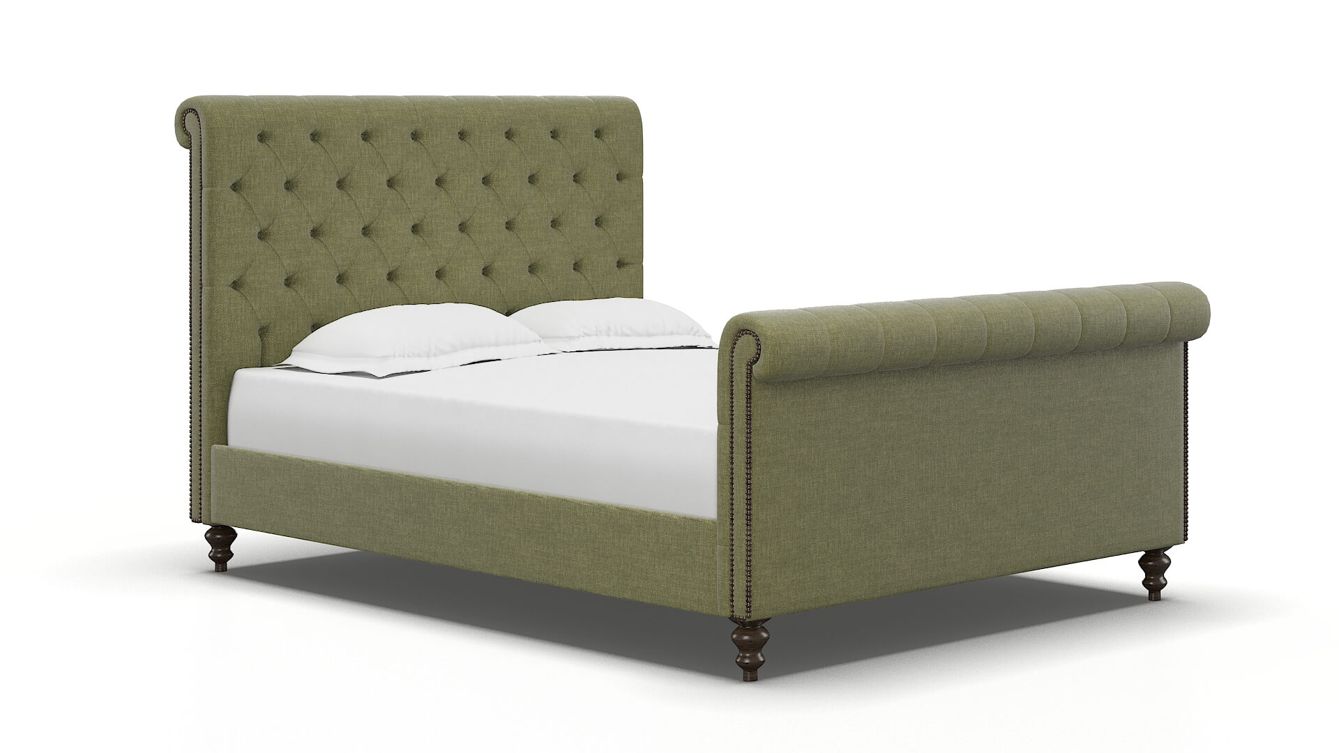 Kaila Durham Lime Bed espresso legs 2