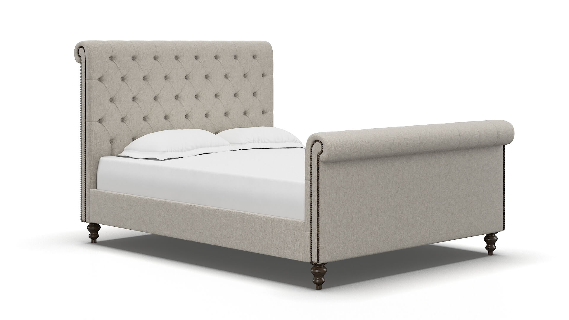 Kaila Insight Dove Bed espresso legs 2