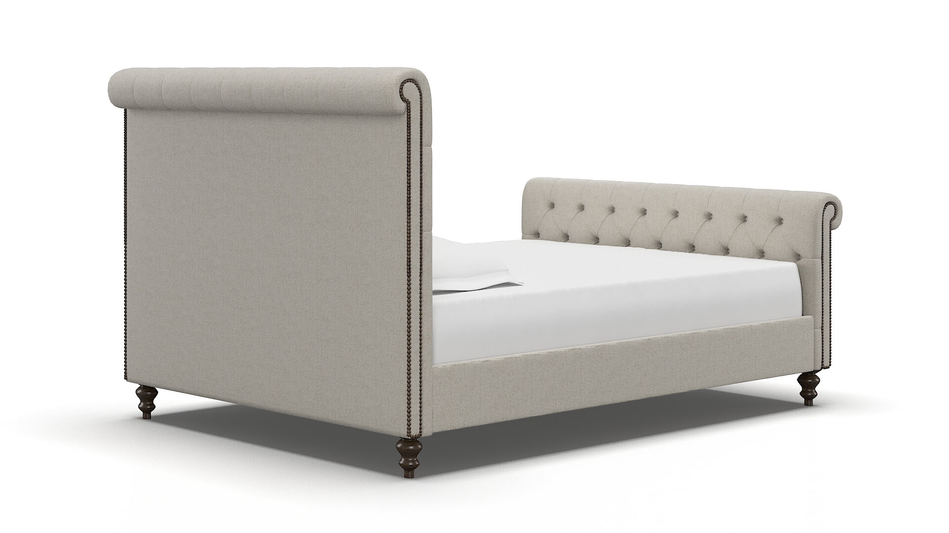 Kaila Insight Dove Bed espresso legs 4