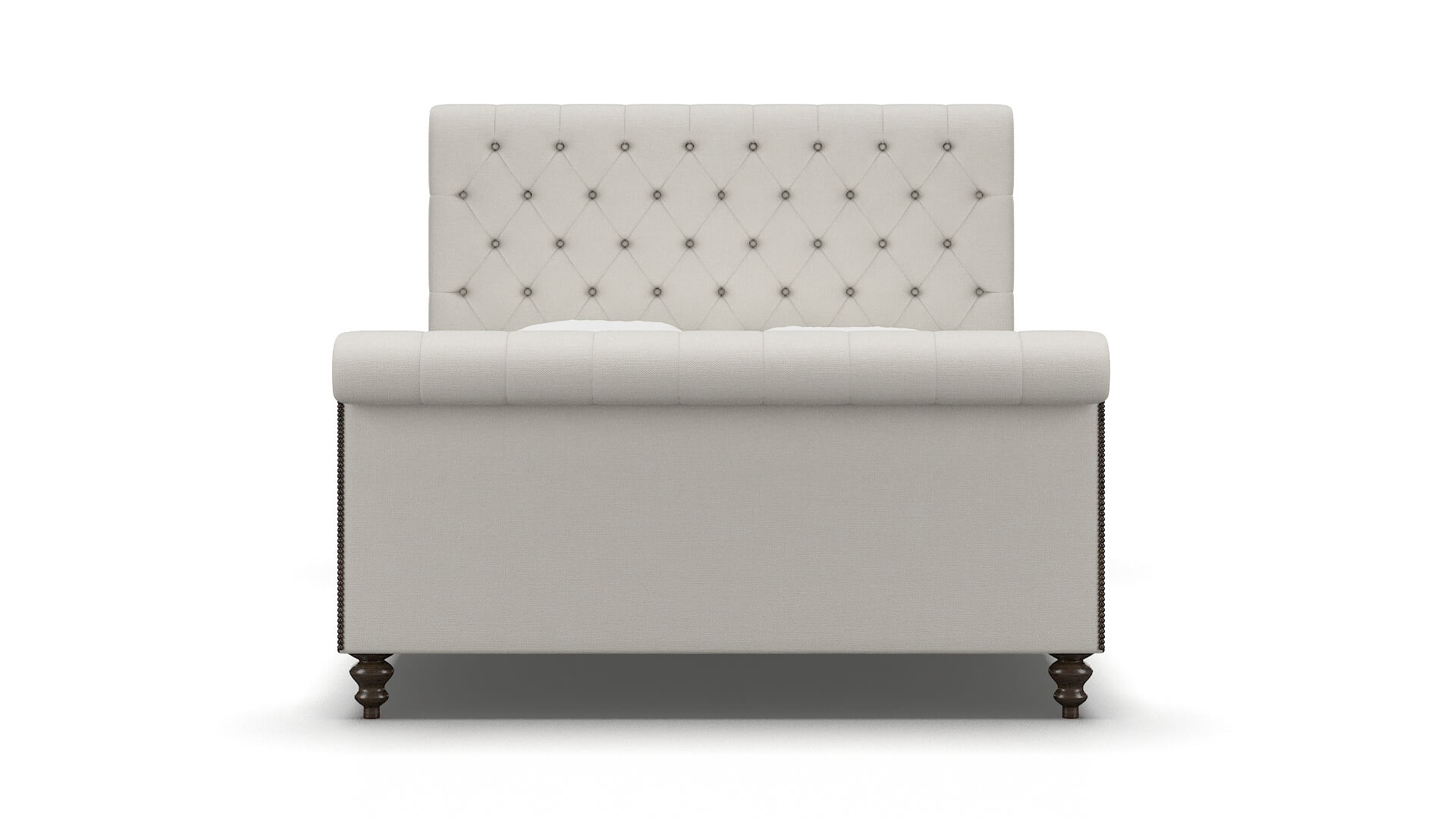 Kaila Keylargo Oatmeal Bed espresso legs 1