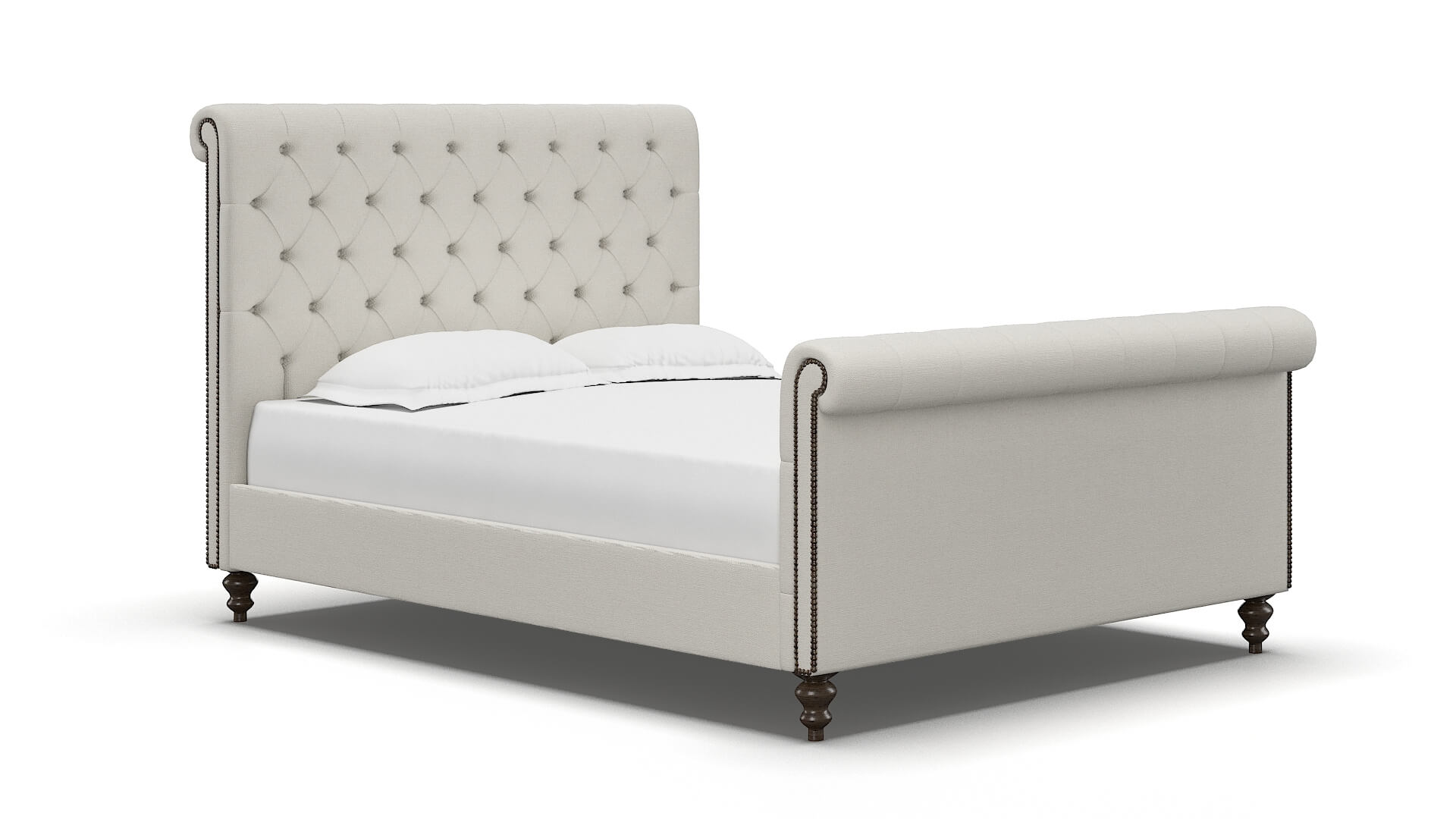 Kaila Keylargo Oatmeal Bed espresso legs 2