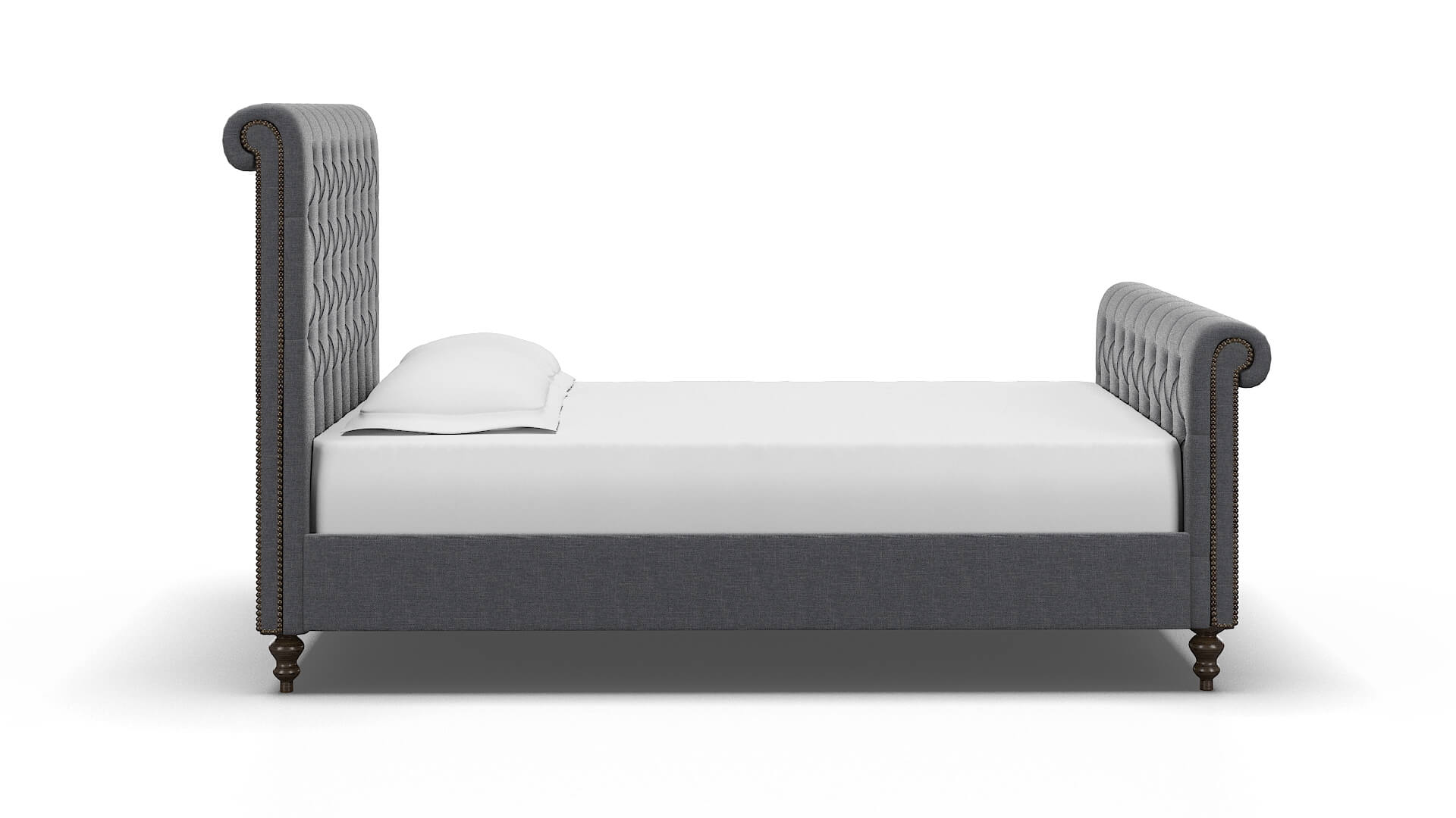Kaila Notion Graphite Bed espresso legs 3