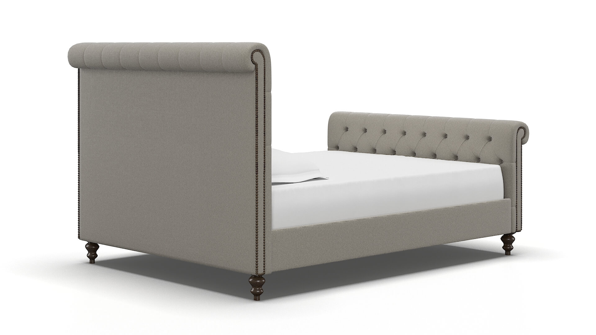 Kaila Oscar Silver Bed espresso legs 4