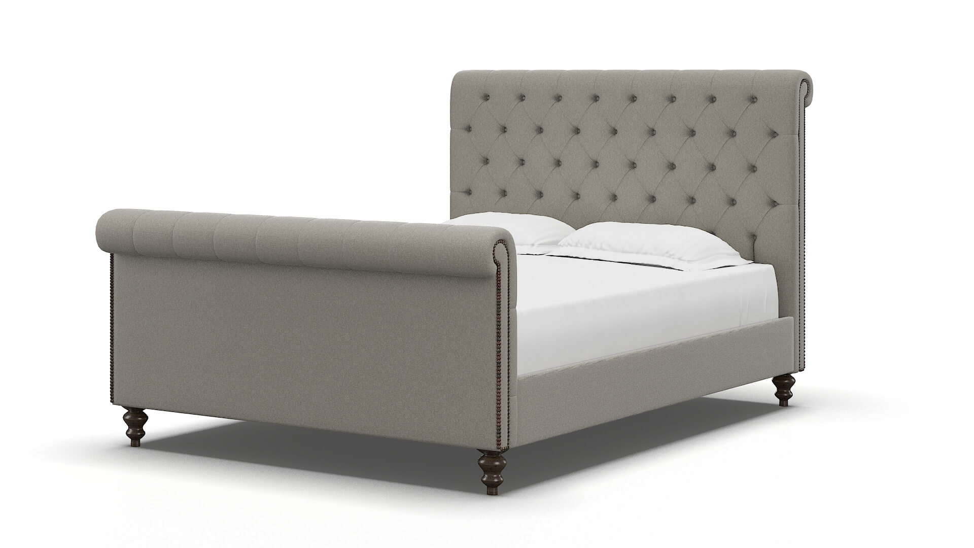 Kaila Oscar Silver Bed espresso legs 5