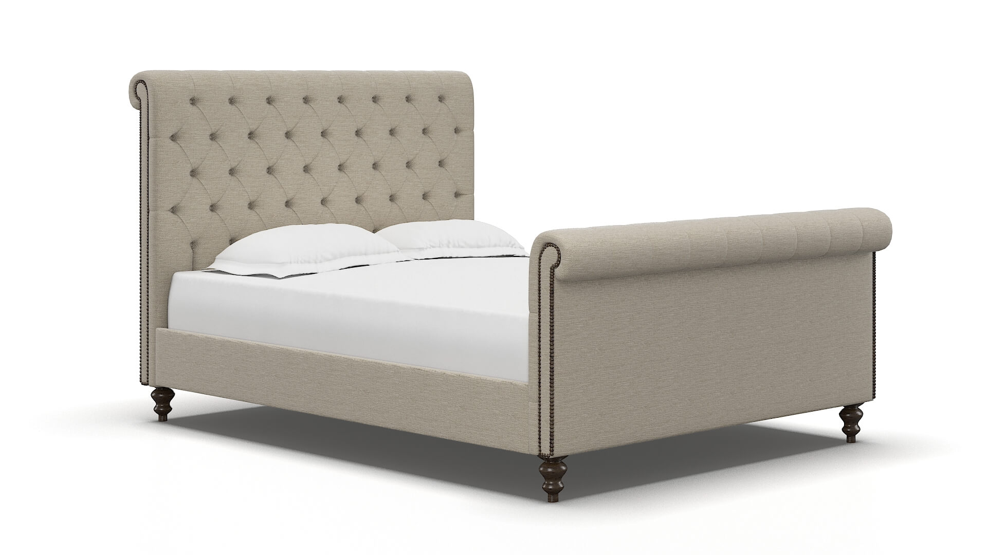 Kaila Prime Dusk Bed espresso legs 2