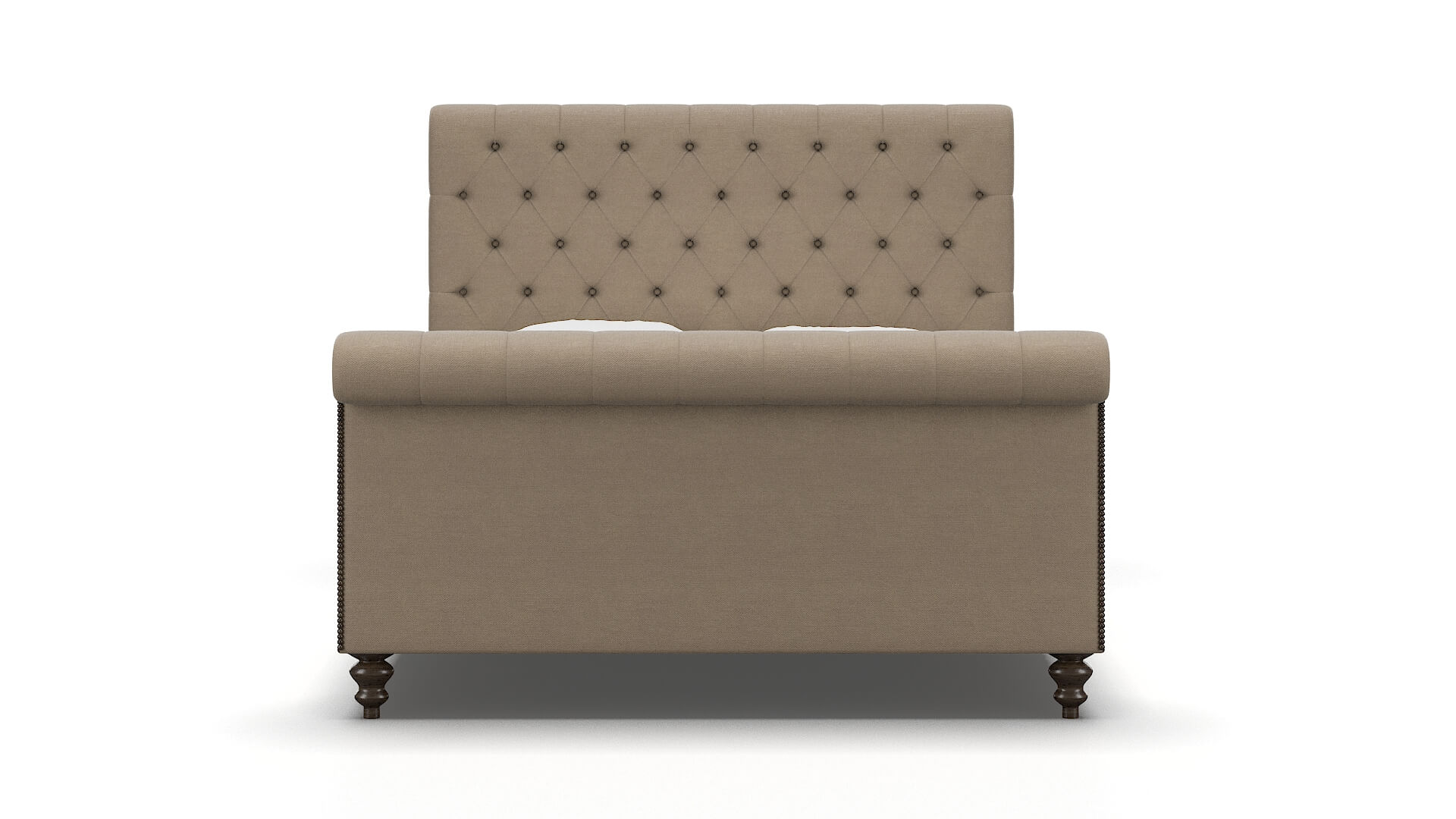 Kaila Rocket Cappuccino Bed espresso legs 1