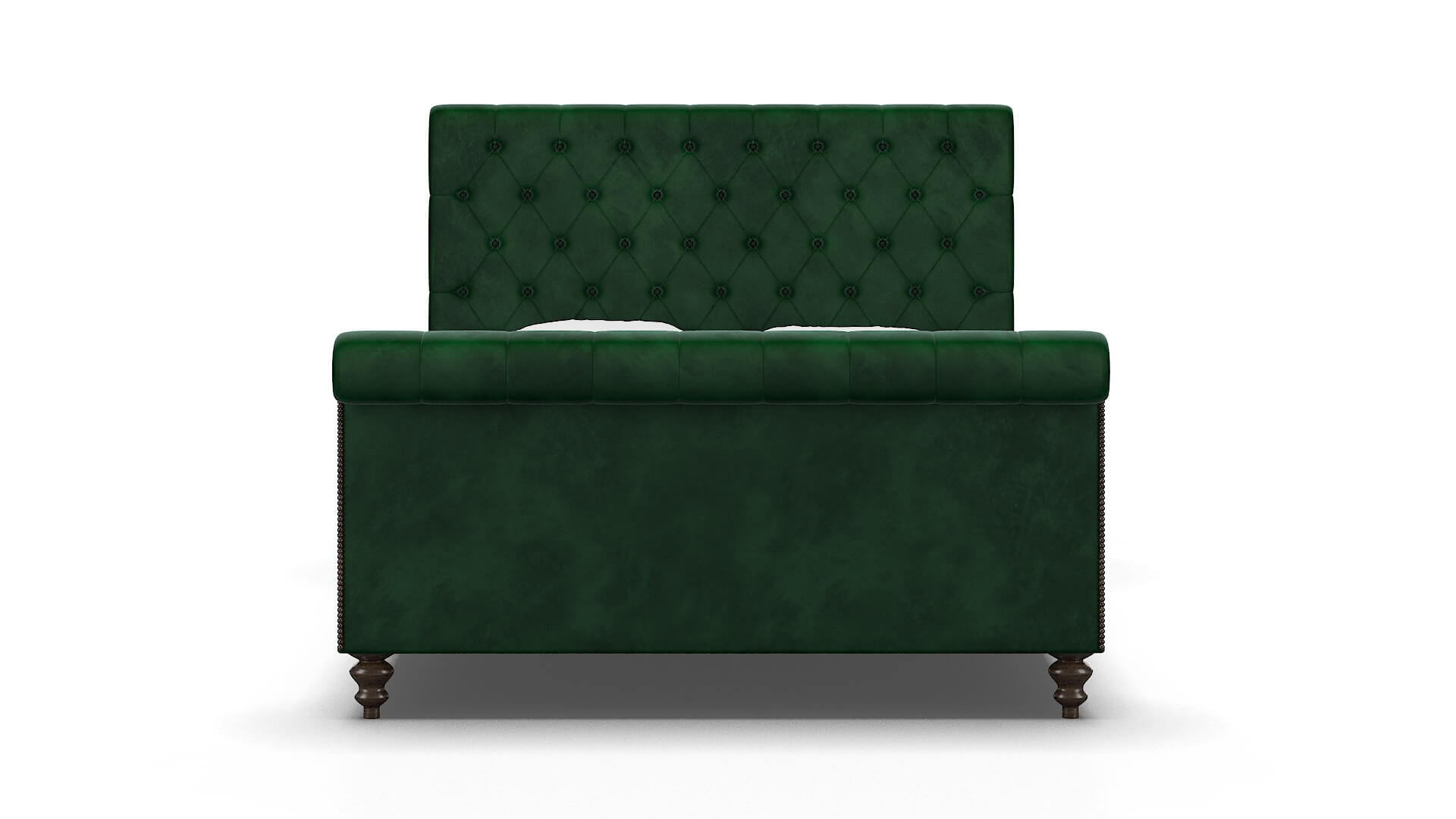 Kaila Royale Evergreen chair espresso legs