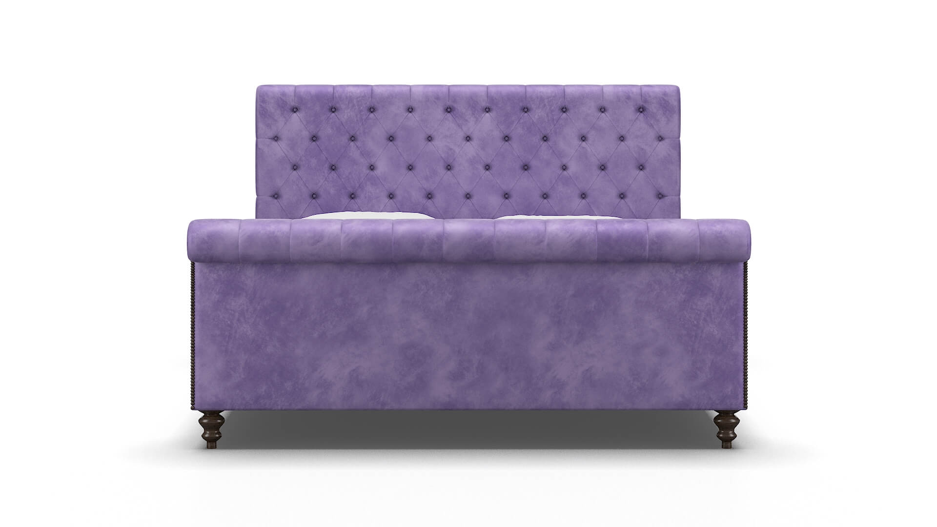 Kaila Royale Lavender Bed King espresso legs 1