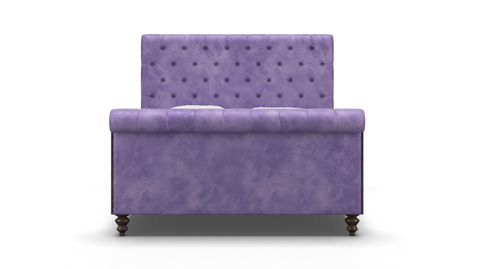 Kaila Royale Lavender Bed espresso legs 1