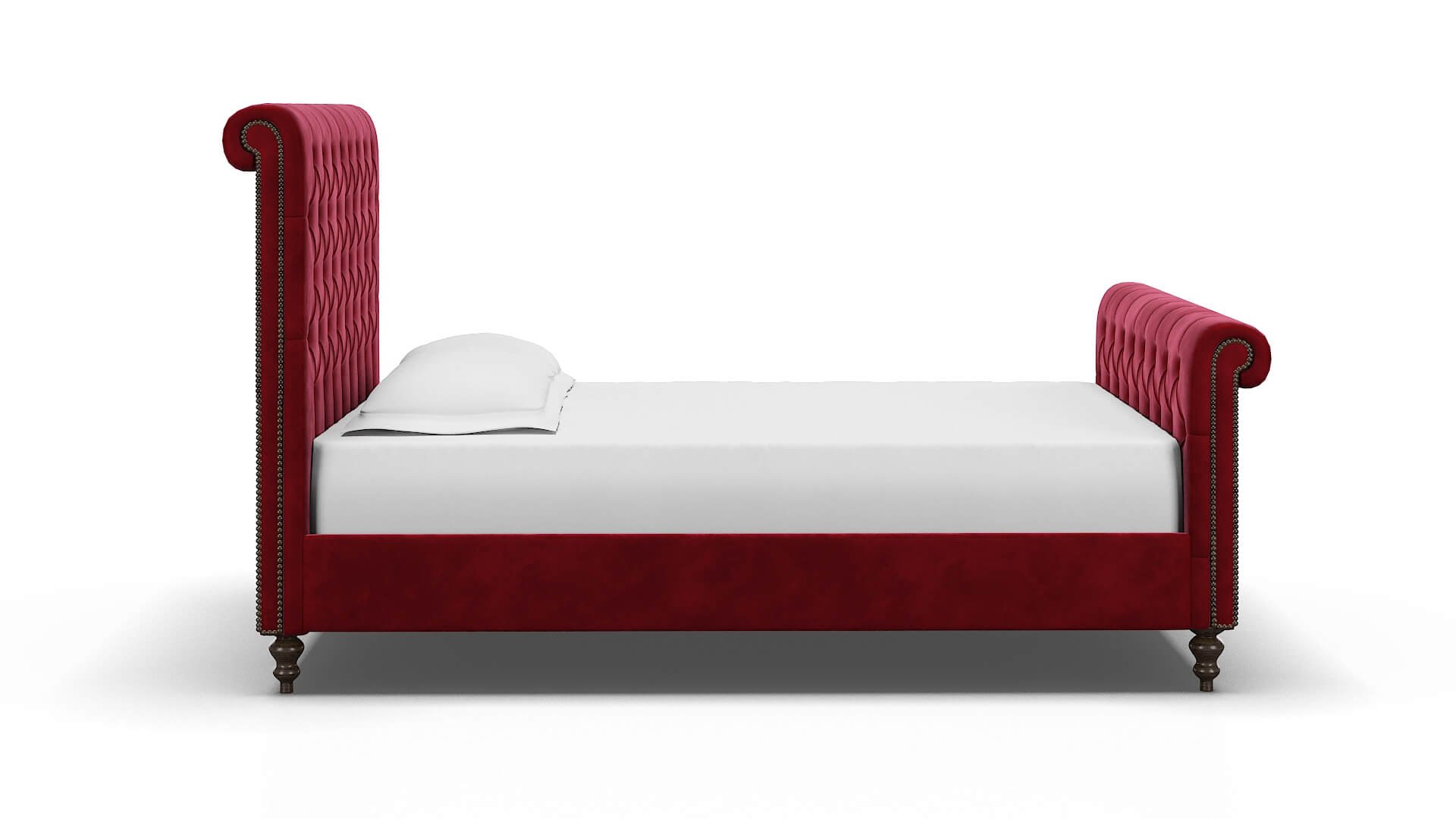 Kaila Royale Ruby Bed espresso legs 3