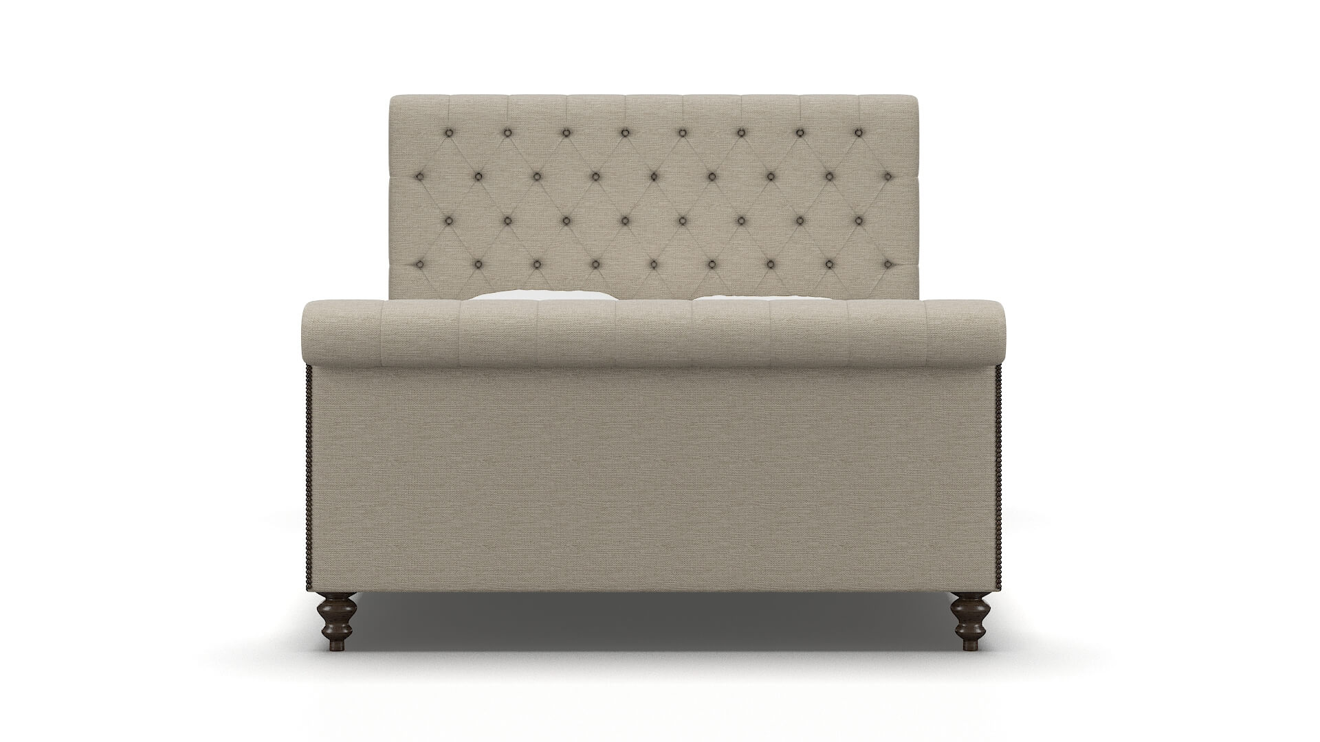 Kaila Sosoftness 72 Bed espresso legs 1