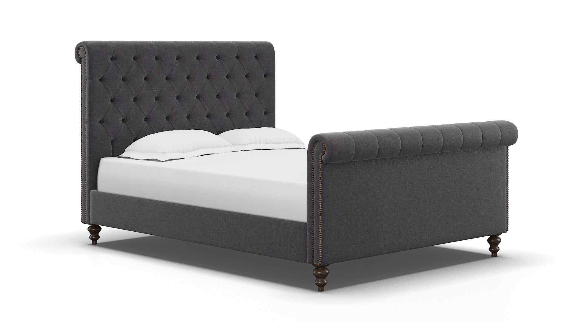 Kaila Venus Onyx Bed espresso legs 2